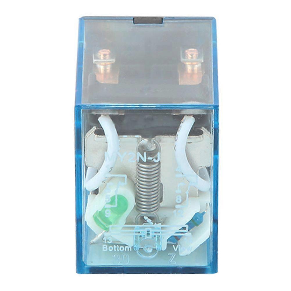 10pcs MY2N-J 8 Broches Bobine DPDT Relais Intermédiaire Électromagnétique 10A (24VDC)