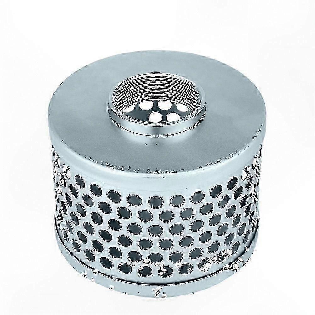 Debris Removal Stainless Steel Strainer with NPT Thread and Round Hole Design for Water Pump Inlet Filtration