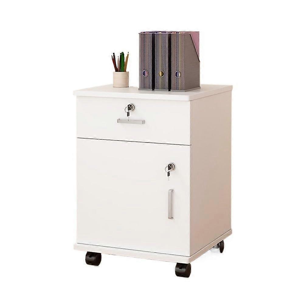 Filing Cabinet Mobile White Home Office With Lock And Drawer File Organizer Cabinet One Size