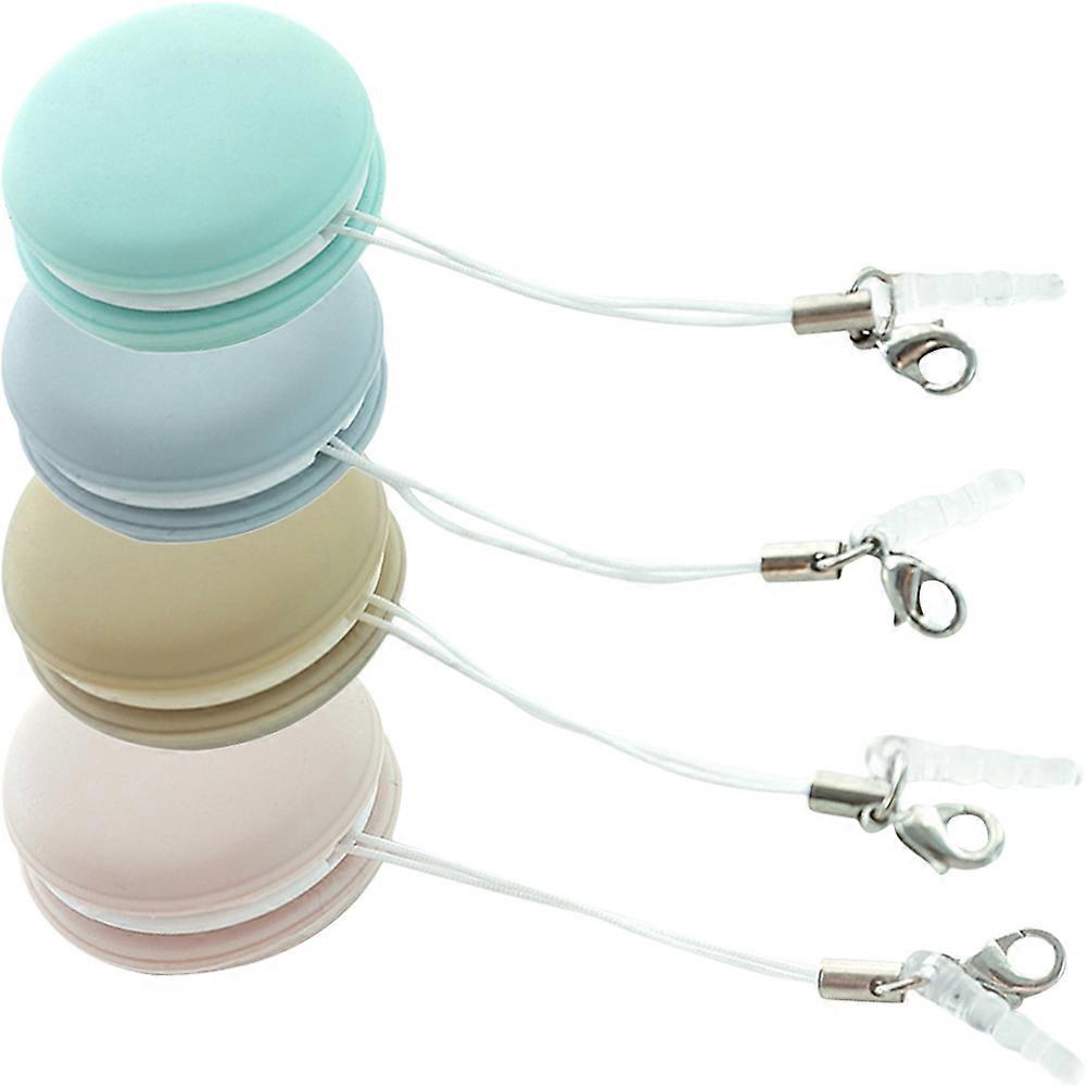 Electronic Device Screens Cleaning Wipers 4Pcs Macaron Design Suitable For Travel Cleaning Smudges