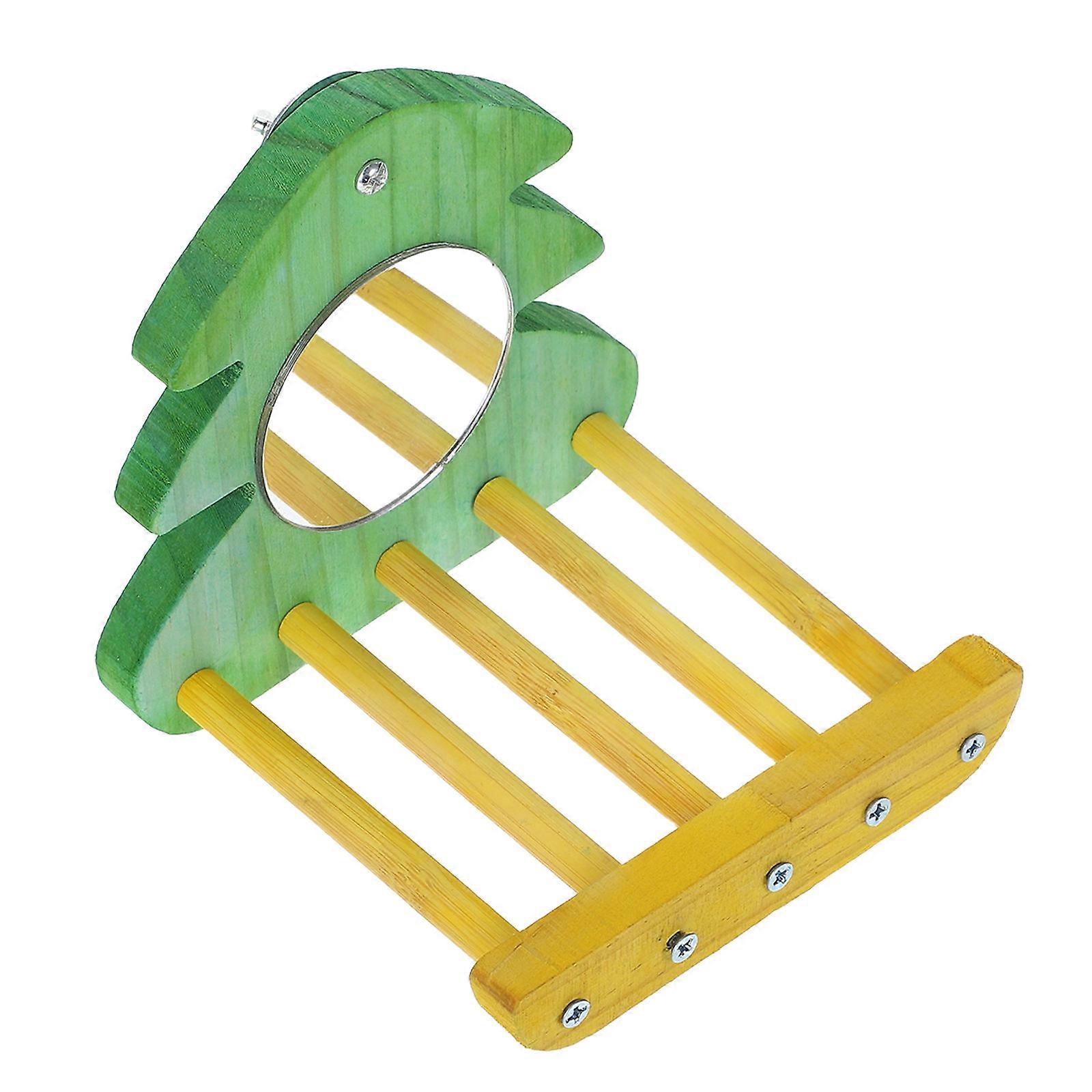 Parrot Mirror Stand for Cage Play 3Pcs Bird Toys Interactive Perch