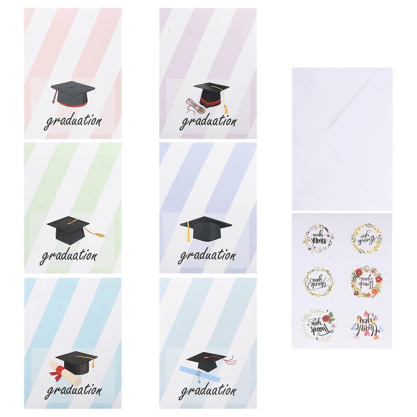 Celebrating Graduation Greeting 4 Sets For Students And Graduates Assorted Color Celebration