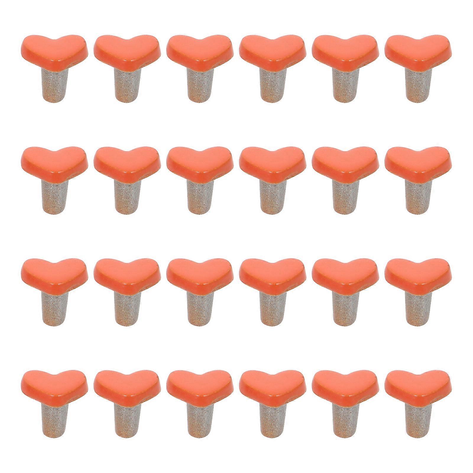 DIY Doll Clothes Rivets Mini Studs for Decorative Craft 300Pcs Orange