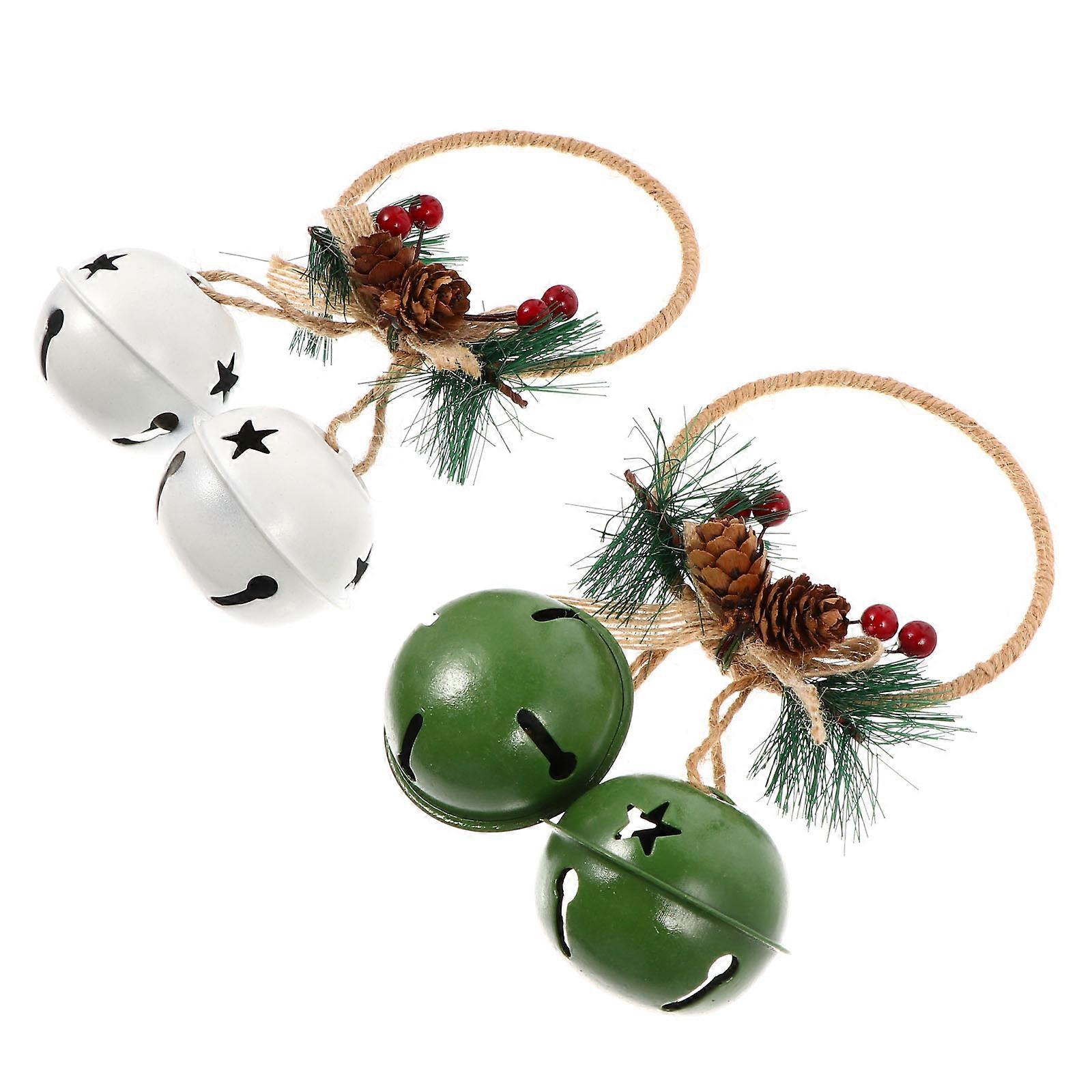 Hanging Adornment Xmas Tree Decoration For Gift Giving 17X9CM Retro Style 4 Pcs