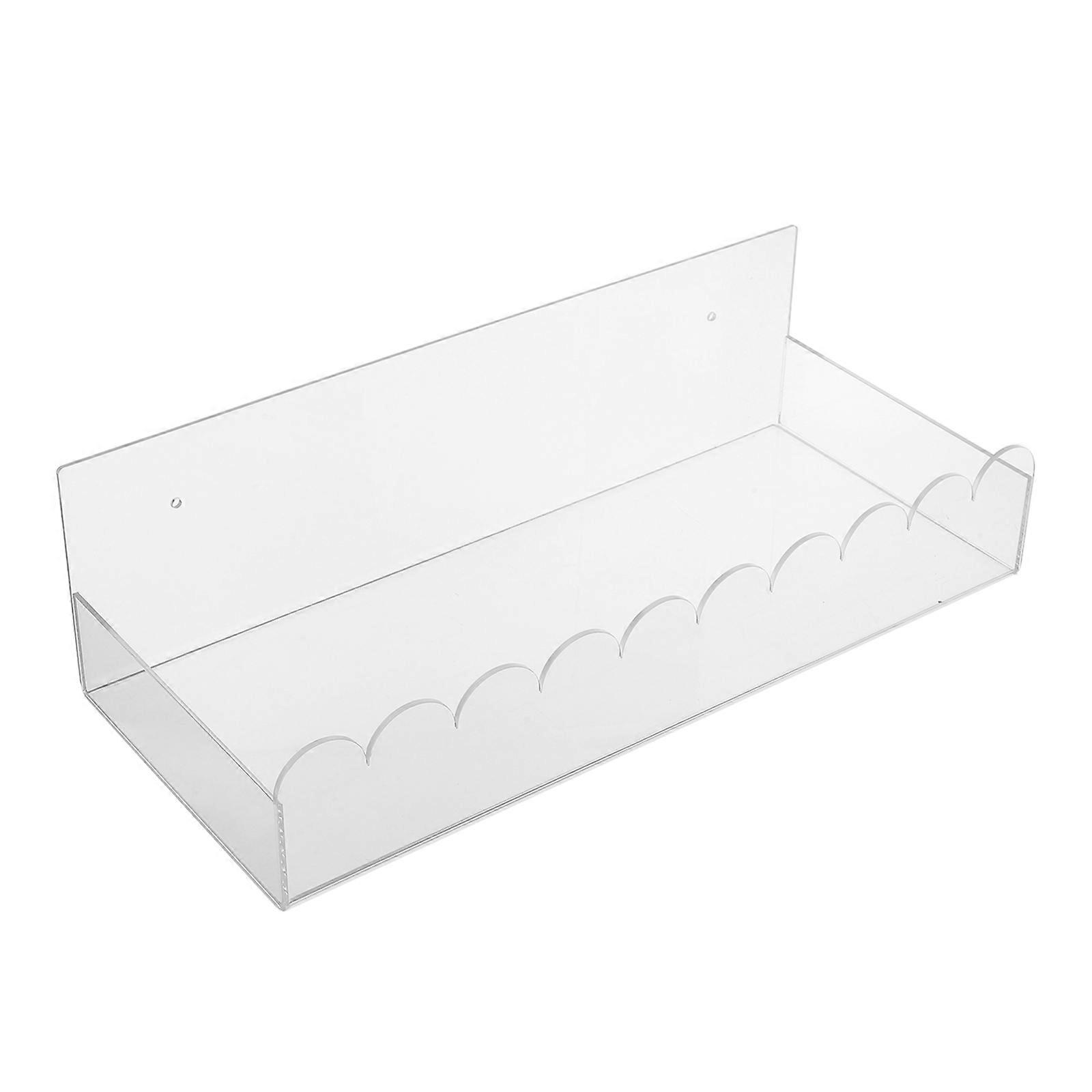 Wall-Mounted Acrylic Baseball Cap Organizer for Storage 2Pcs Transparent