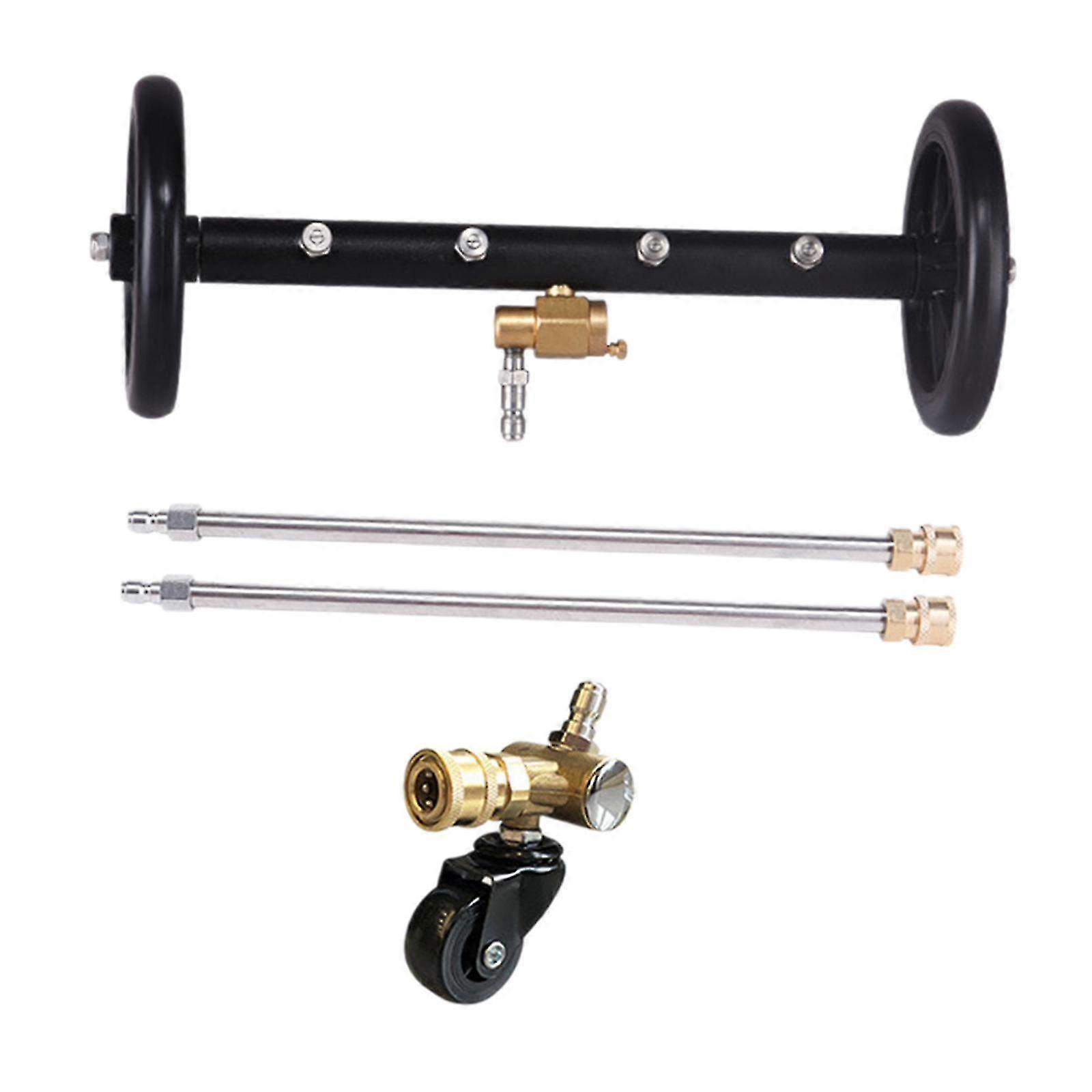 Double Function Undercarriage Cleaner Sturdy Accessories for Decks Driveways Style A 2025