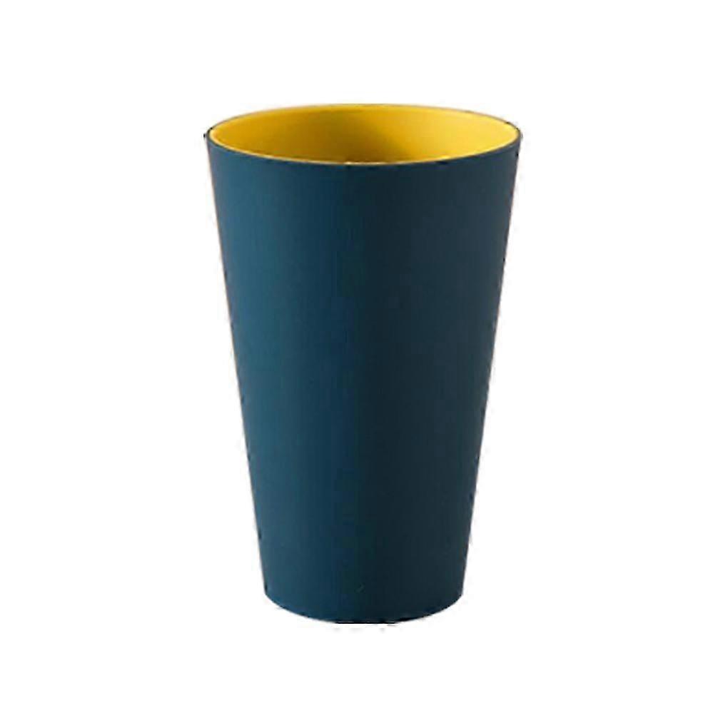 A Plastic Travel Container for a Toothbrush, Toothpaste, and Makeup Brushes; this holder is a Bathroom Accessory.