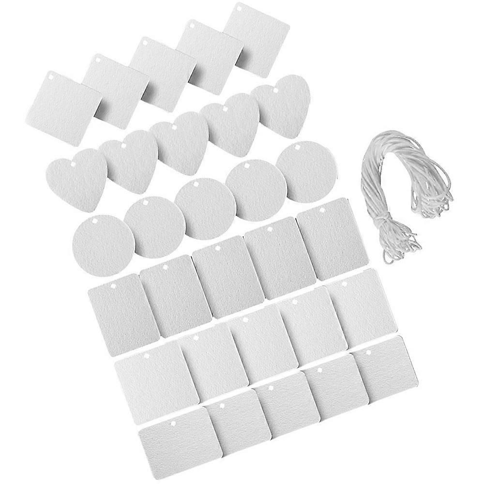 Sublimation Blank Felt Sheets DIY Car Air Freshener for 5Sets Pack