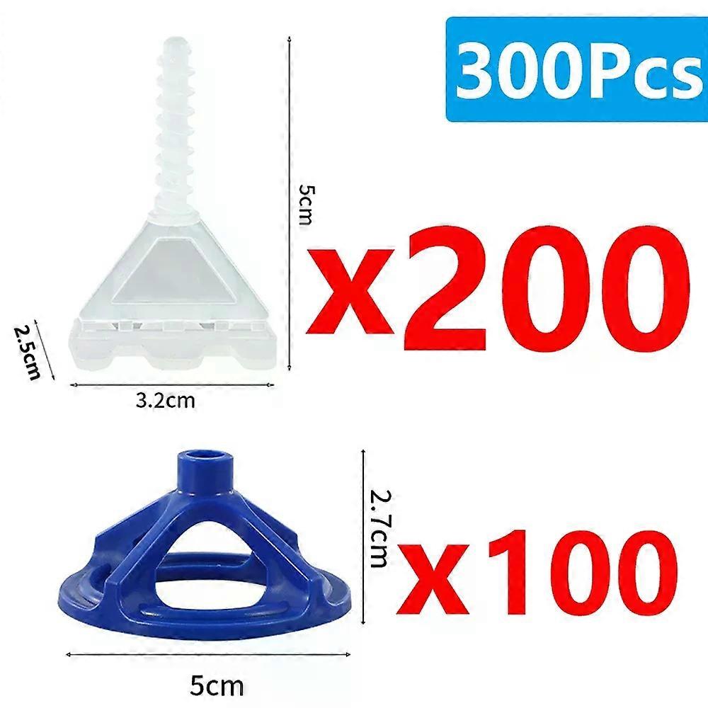 800-50Pcs Professional Ceramic Tile Leveling System Clips Spiral Spacers Wadge for Tile Laying Wall Floor Construction Tools