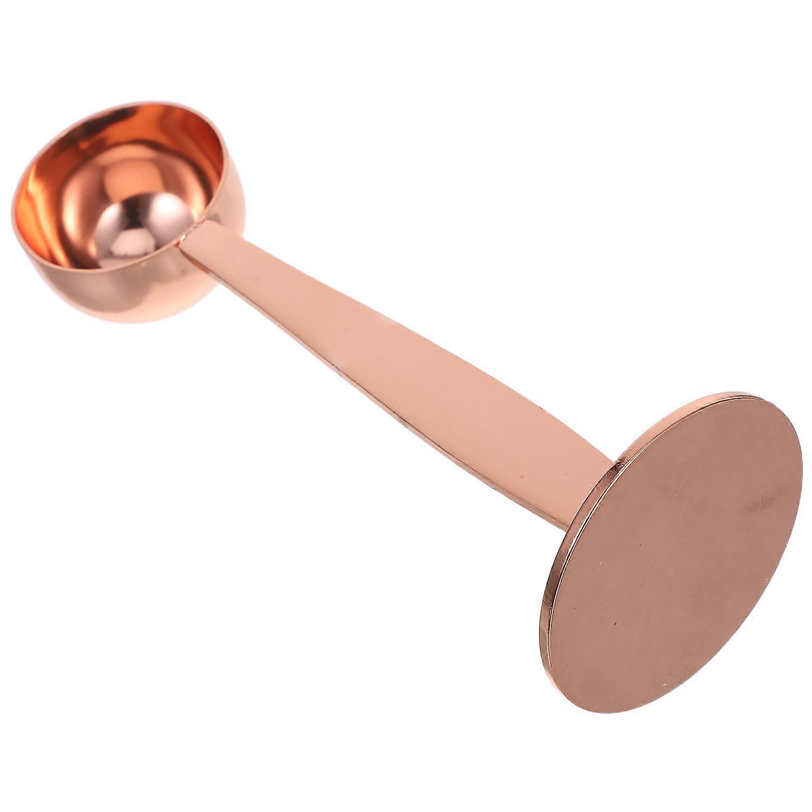 Dual Scoop And Tamper 3Pcs Spoon Shaped Tool For Home Enthusiasts Featuring Sturdy Stainless Steel And Accurate Measuring