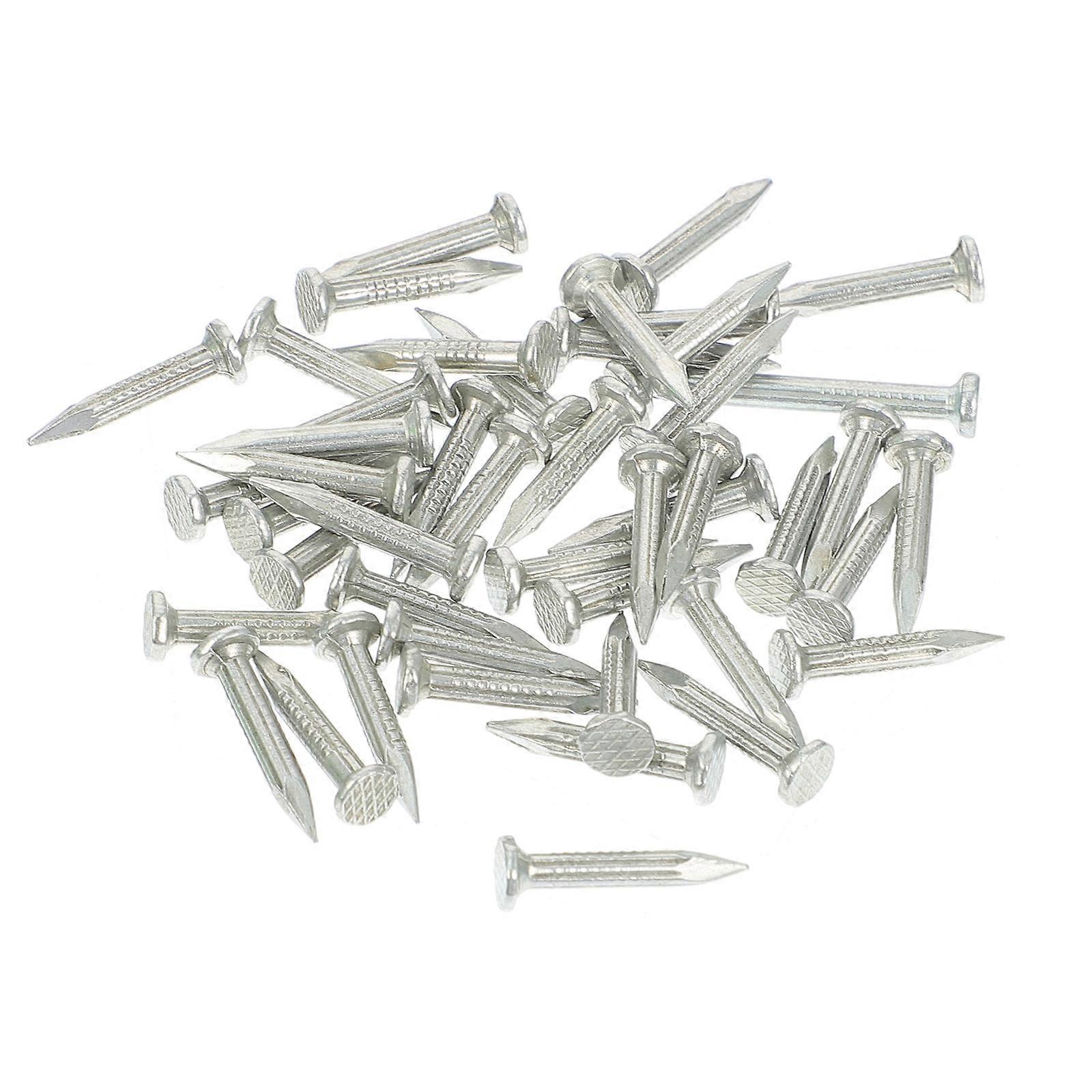 Hardened Steel Nails 620 Pcs Point Tip Fasteners For Carpentry Building 2.5X0.5X0.3CM High Temperature Quenching Durable Materials
