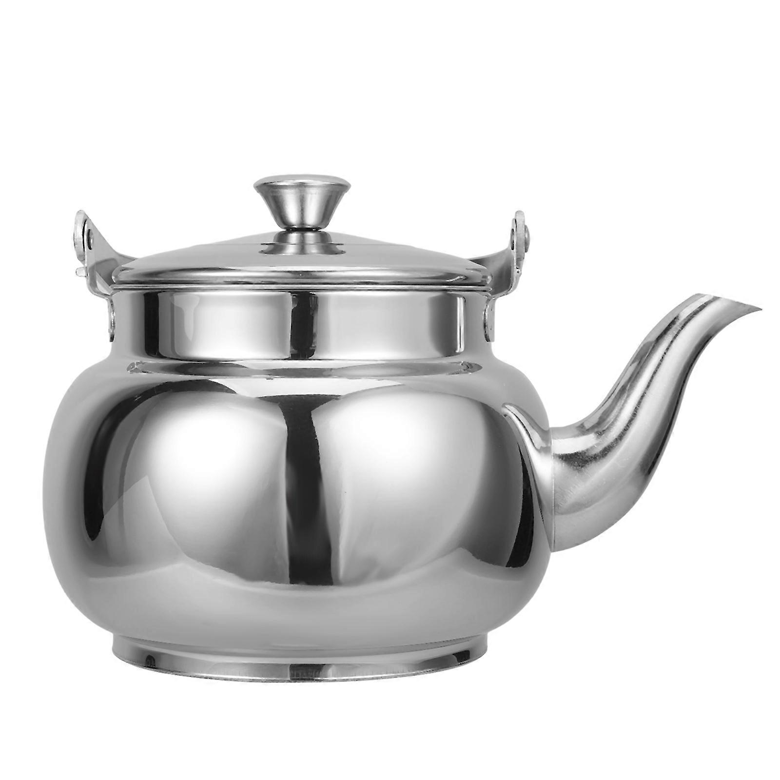 4Pcs Stainless Steel Tea Kettle for Kitchen Use with Built in Strainer