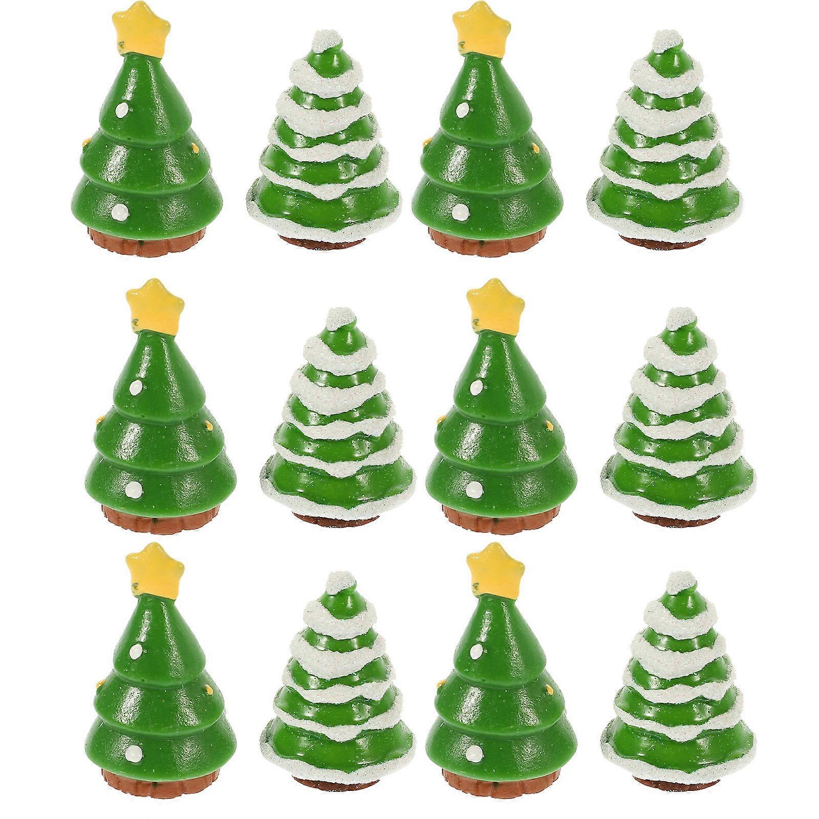 Artificial Christmas Tree Mini Xmas Tree for Decoration 24Pcs Assorted Colors