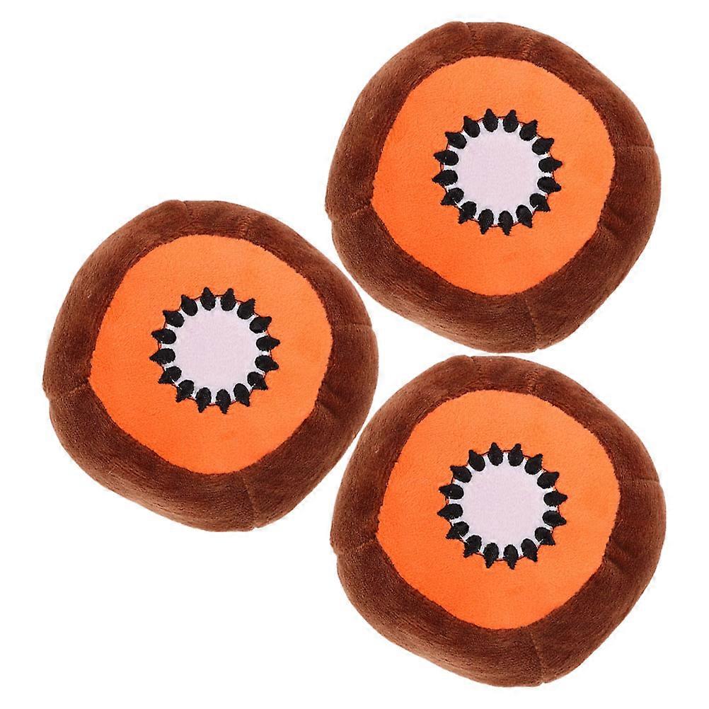 Squeaky Dog Toy Plush Interactive Chew Toy for Pet Use 6Pcs Set