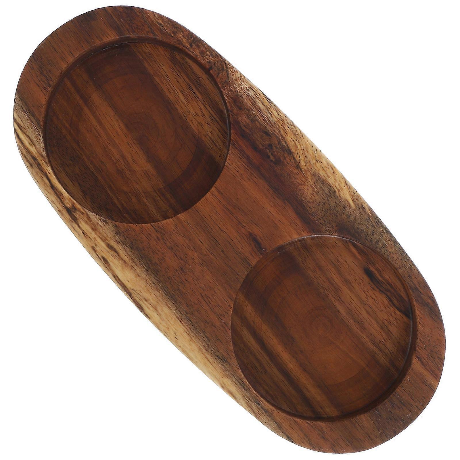 Wooden Coasters For Condiment Containers 5Pcs Multi Rectangular Kitchen Use Provides Secure Grip