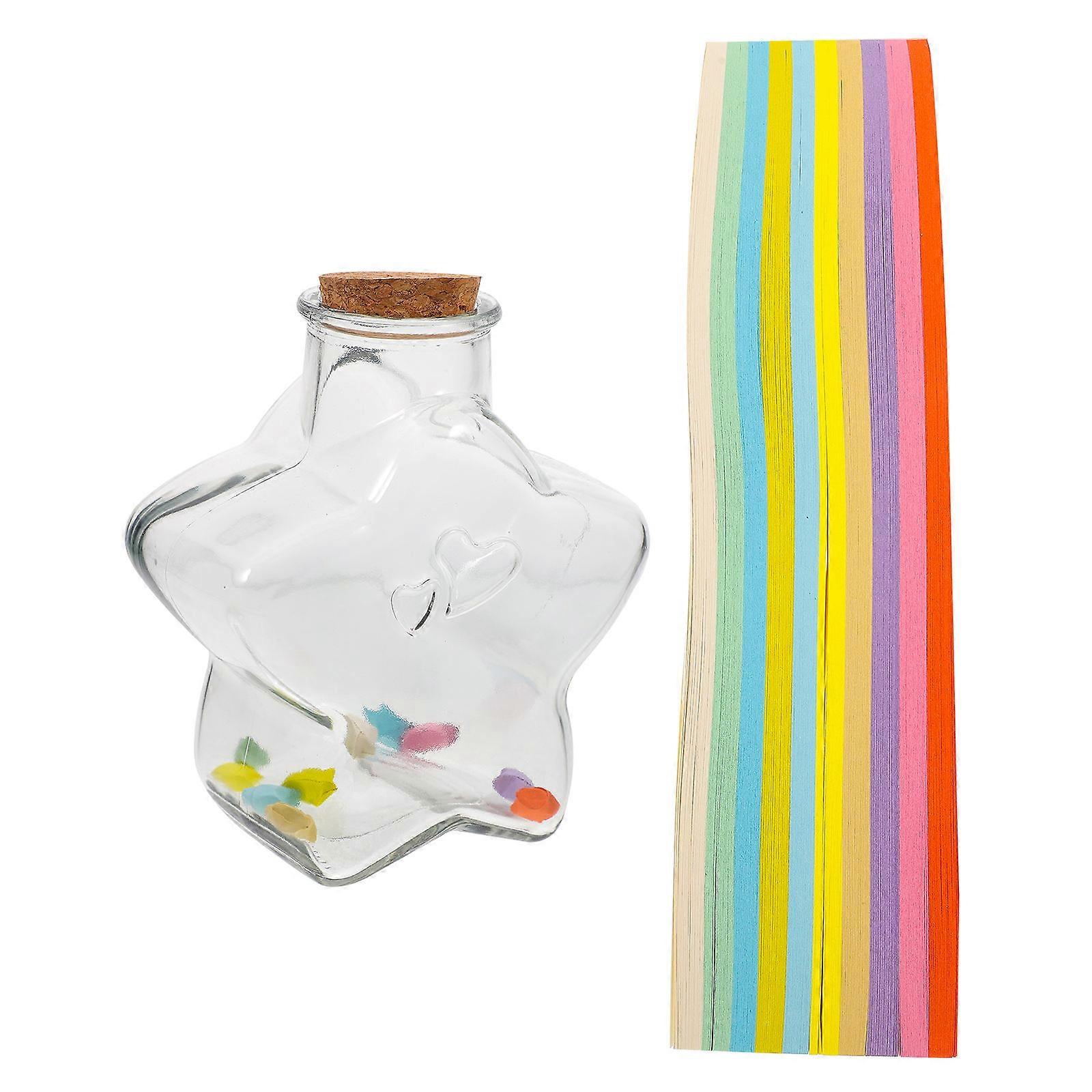 Origami Paper Strips for Creative Star Folding 1Set DIY Decorative Kit