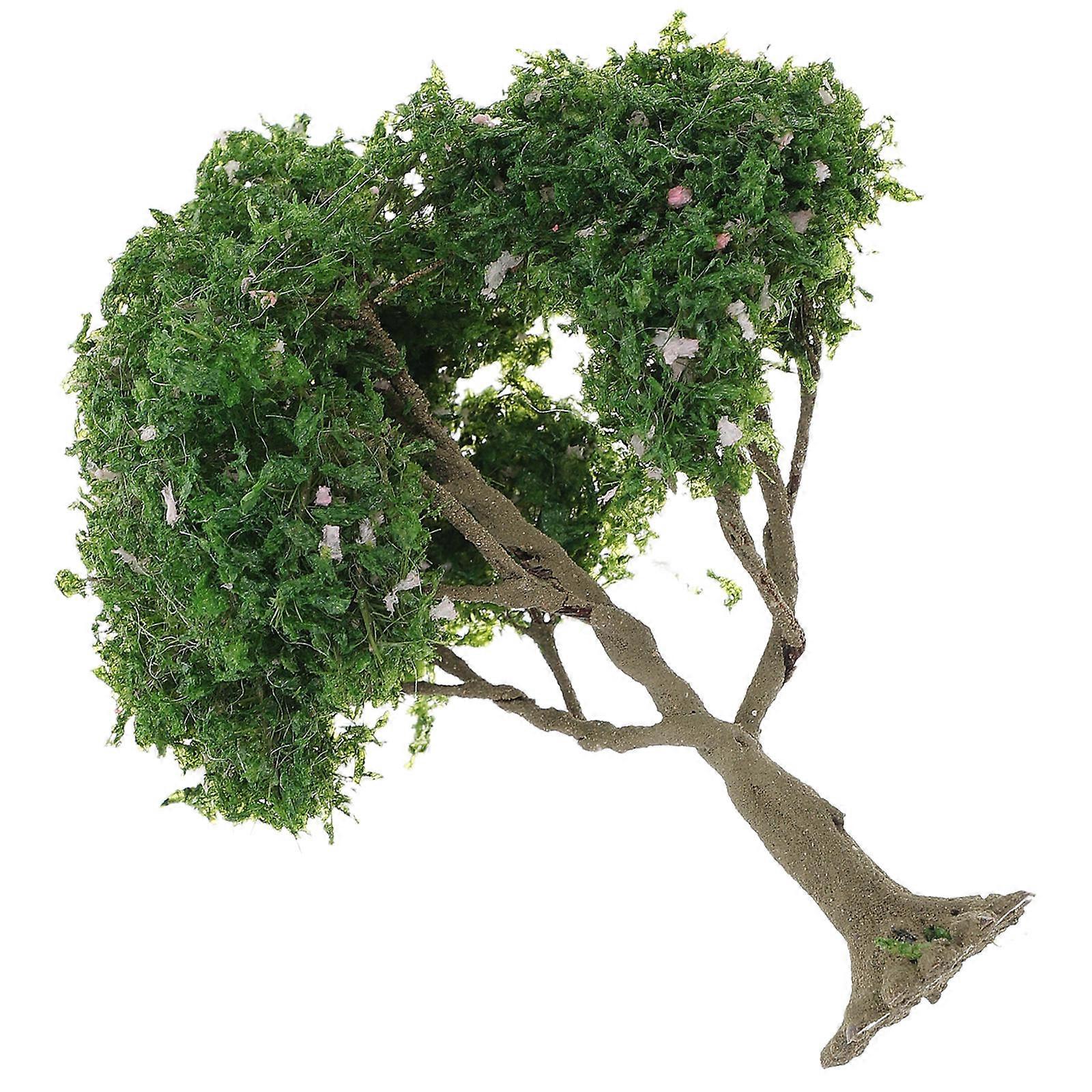 Plastic Miniature Tree Landscape Model Tree for Micro Landscape 3Pcs
