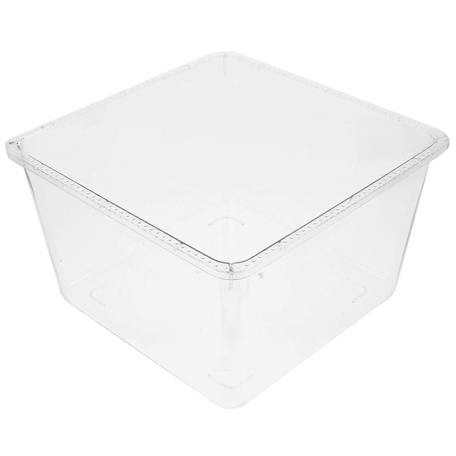 Transparent Birdcage Splash Guard for Feeder with 2Pcs Acrylic Covers