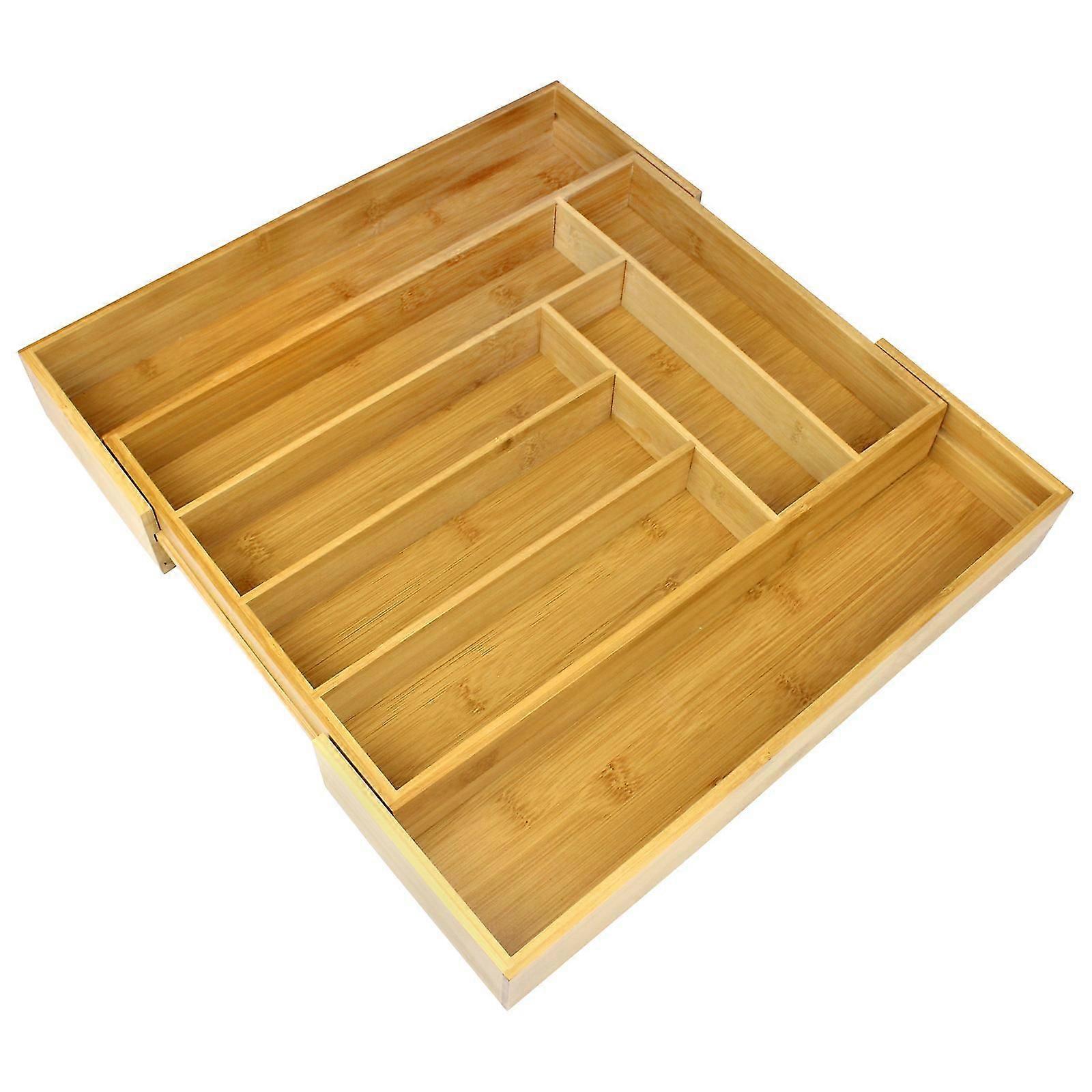 Bamboo Extension Cutlery Drawer-
