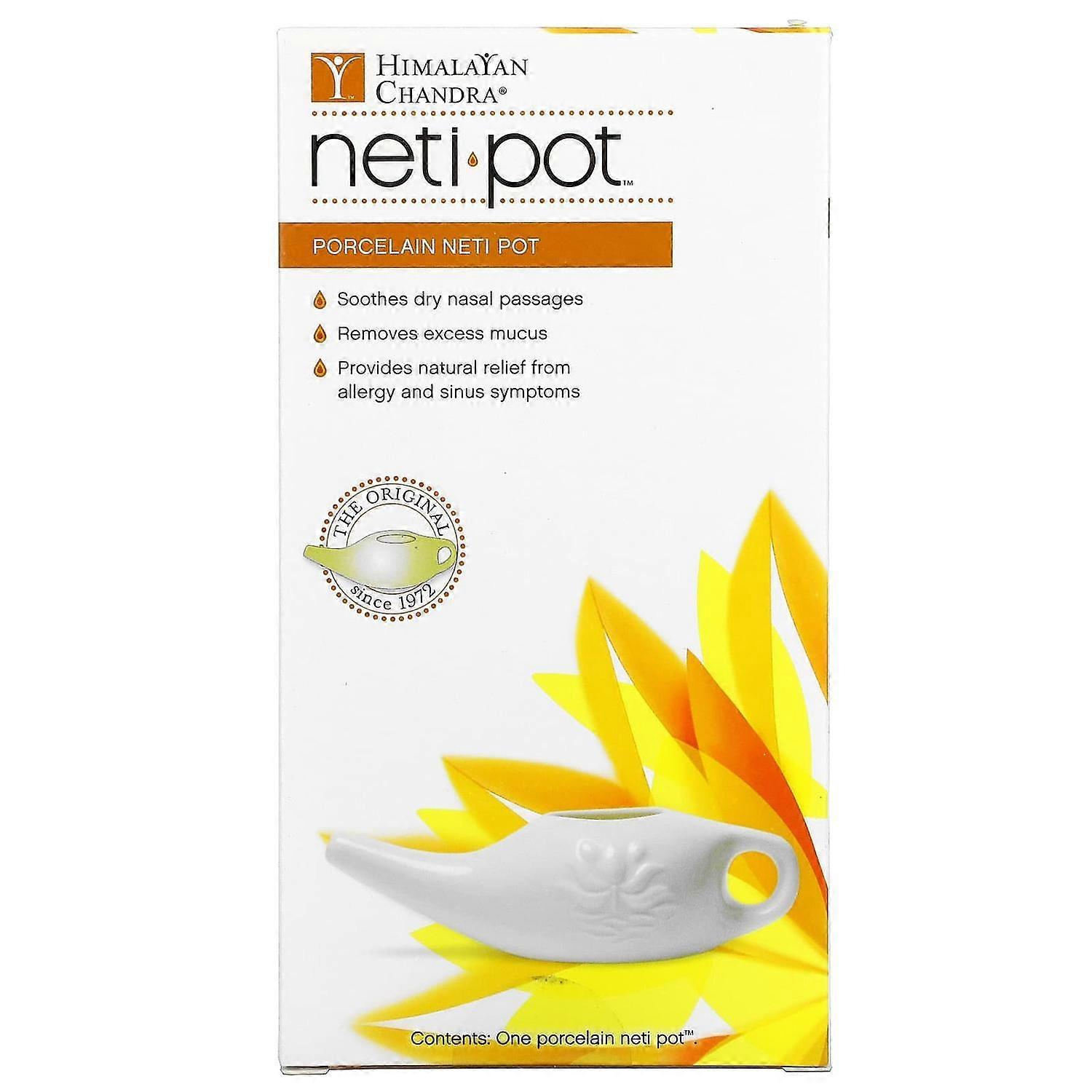 Himalayan Chandra, Porcelain Neti Pot, 1 Pot