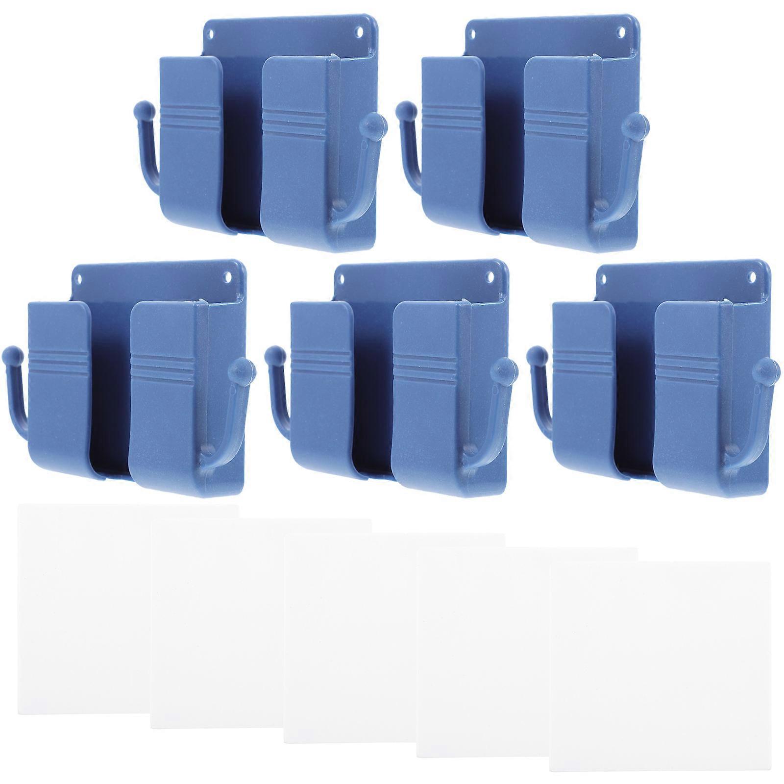 Support de télécommande pour chambre à coucher, 30 unités de rangement bleues