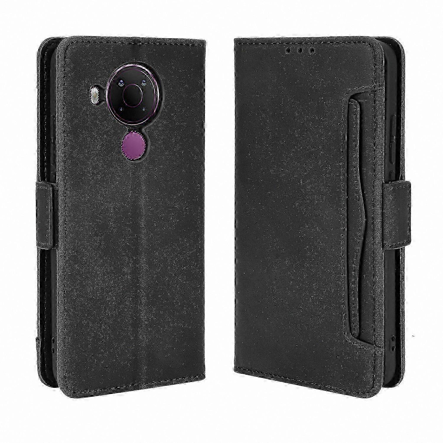 Adjustable Magnetic Card Holder Case for Nokia 5.4, Detachable Protective Cover with Stand Function...