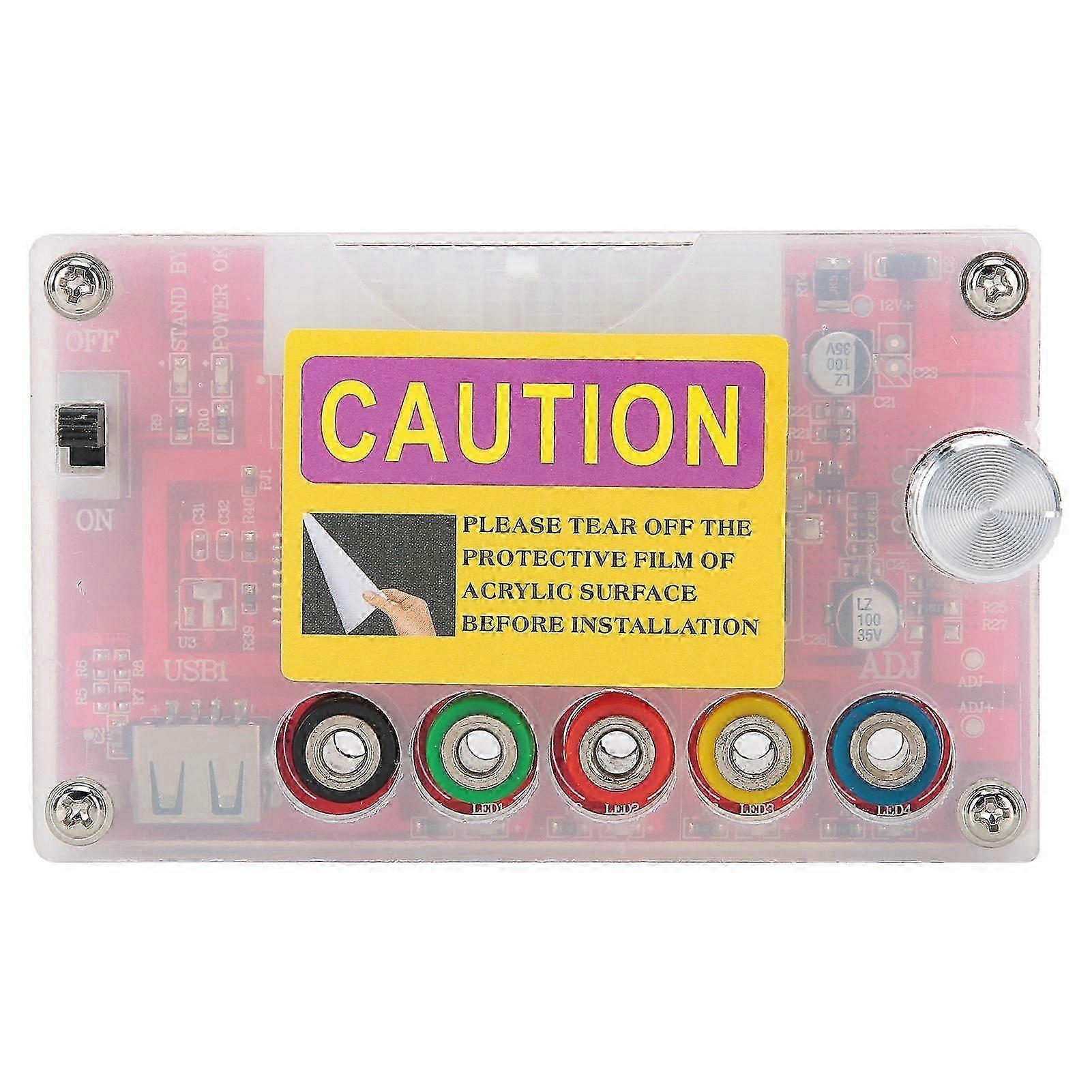 25-26 ATX Power Supply Breakout Board for MCU Electronic Component Adjustable Voltage Knob 24Pin