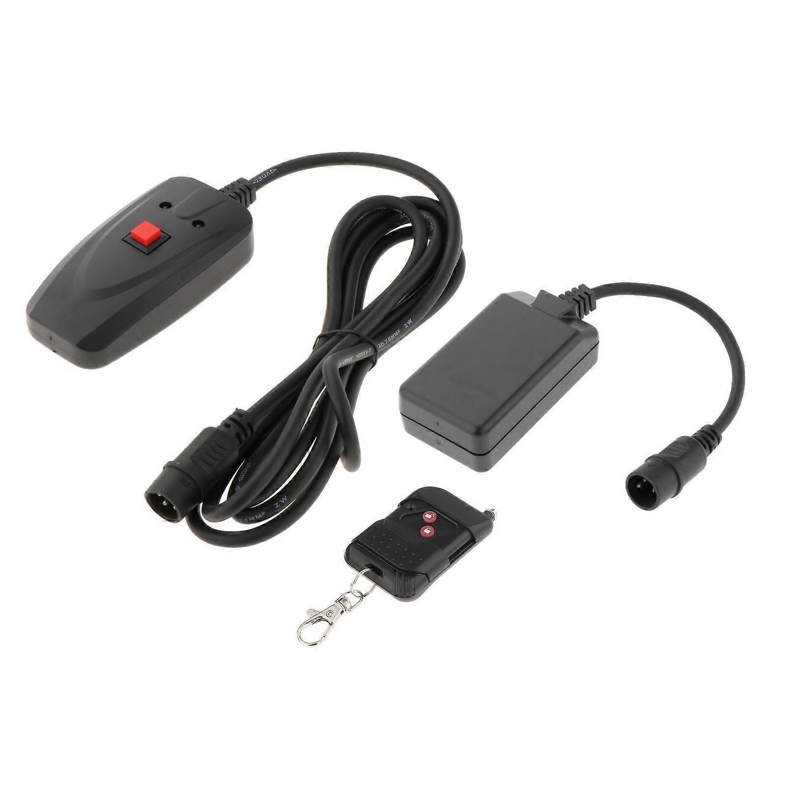 Wireless RC Receiver Fogging Black for Stage Effect 400 900 1500W High-Powered and Reliable