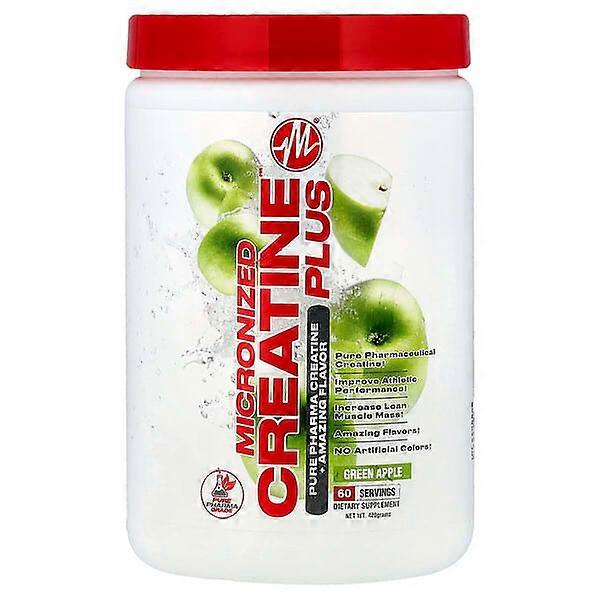 Metabolic Nutrition, Micronized Creatine PlusÃÂÃÂ¢ÃÂÃÂÃÂÃÂ¢, Green Apple, 420 g