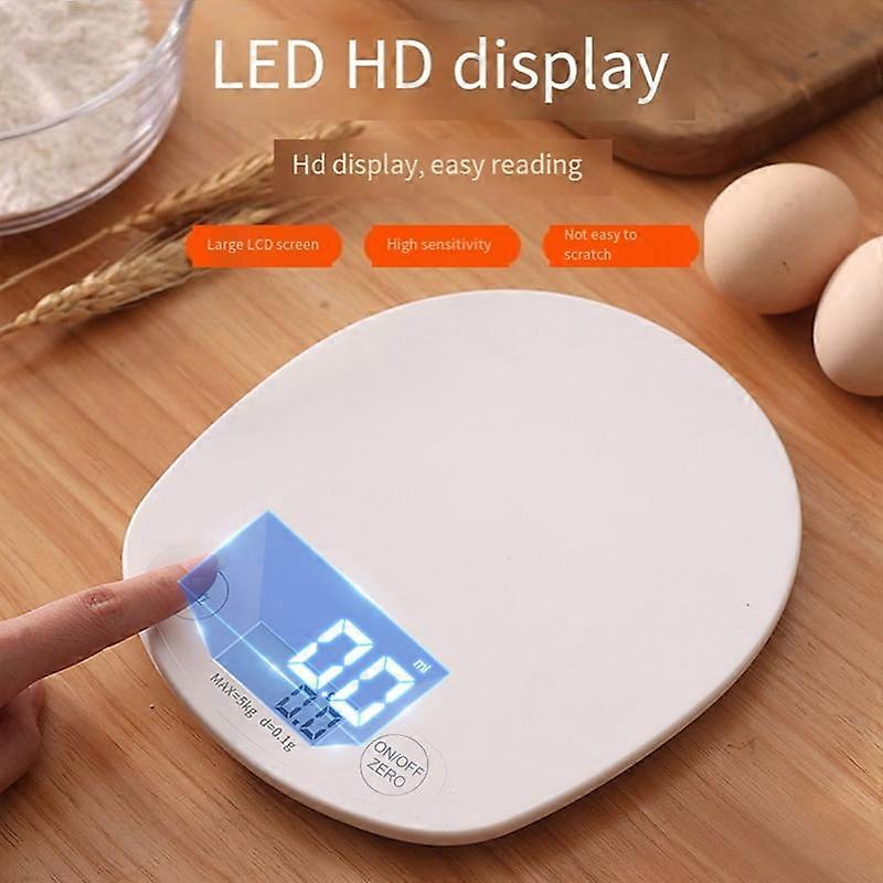 5KG Precision Scale Compact & Stylish for Kitchen Cooking Baking