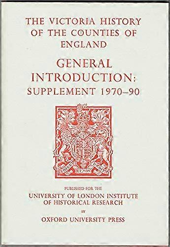 General Introduction: Supplement 1970 90