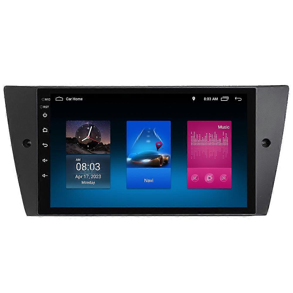 RoverOne Car Stereo Radio Bluetooth CarPlay Android Auto GPS Sat Nav Touch Screen for BMW 3-Series E90 E91 E92 E93 2005 - 2013