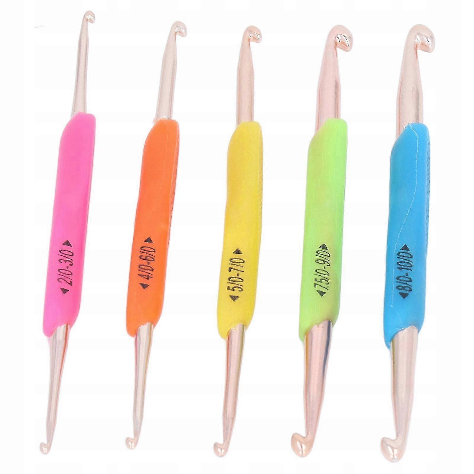 5pcs Ergonomic Crochet Kit Set 3-5.5mm