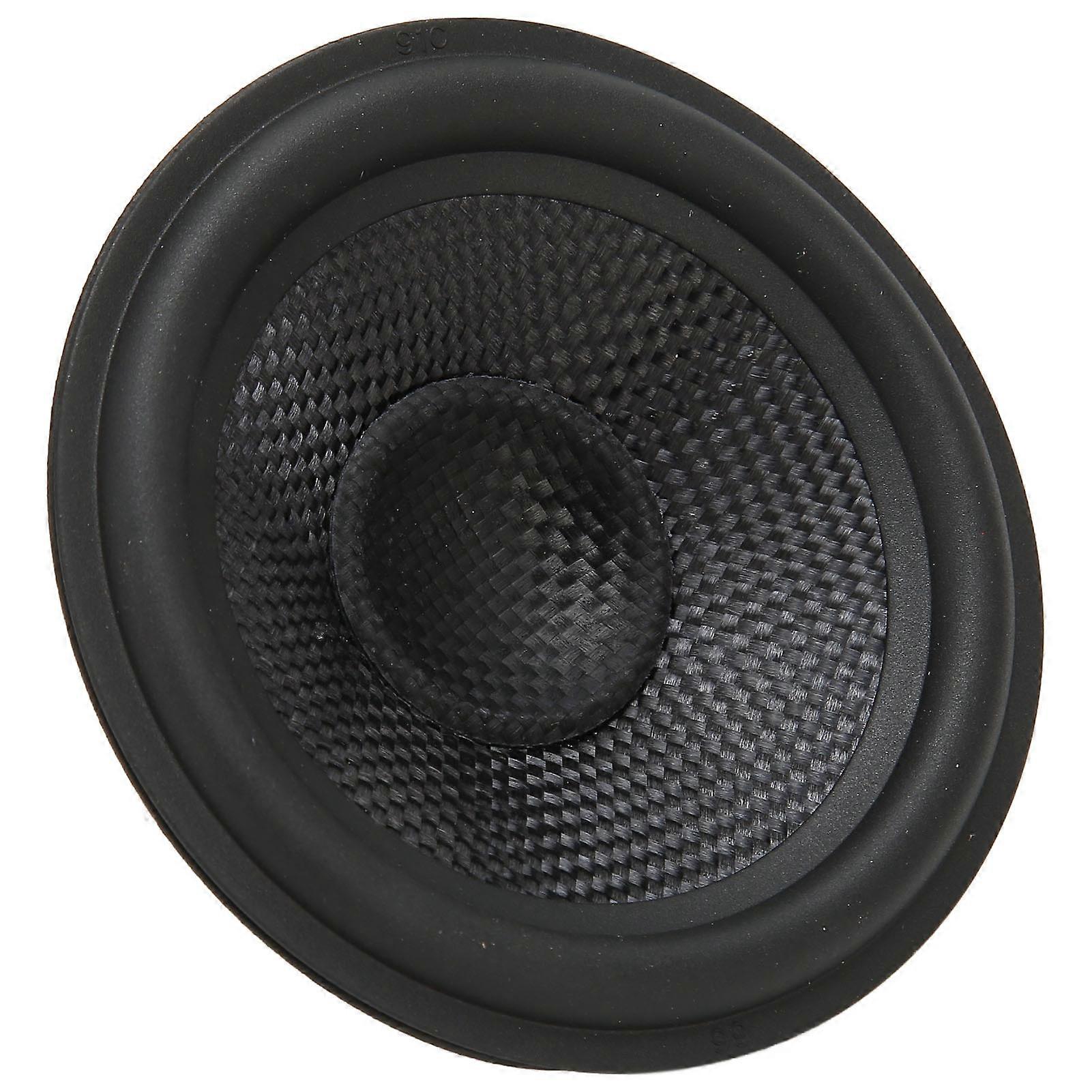 Paper Speaker Cone Drum Paper 1 Inch Inner Diameter Rubber Surround Subwoofer Cones Drum Paper for 4 Inch Speaker 