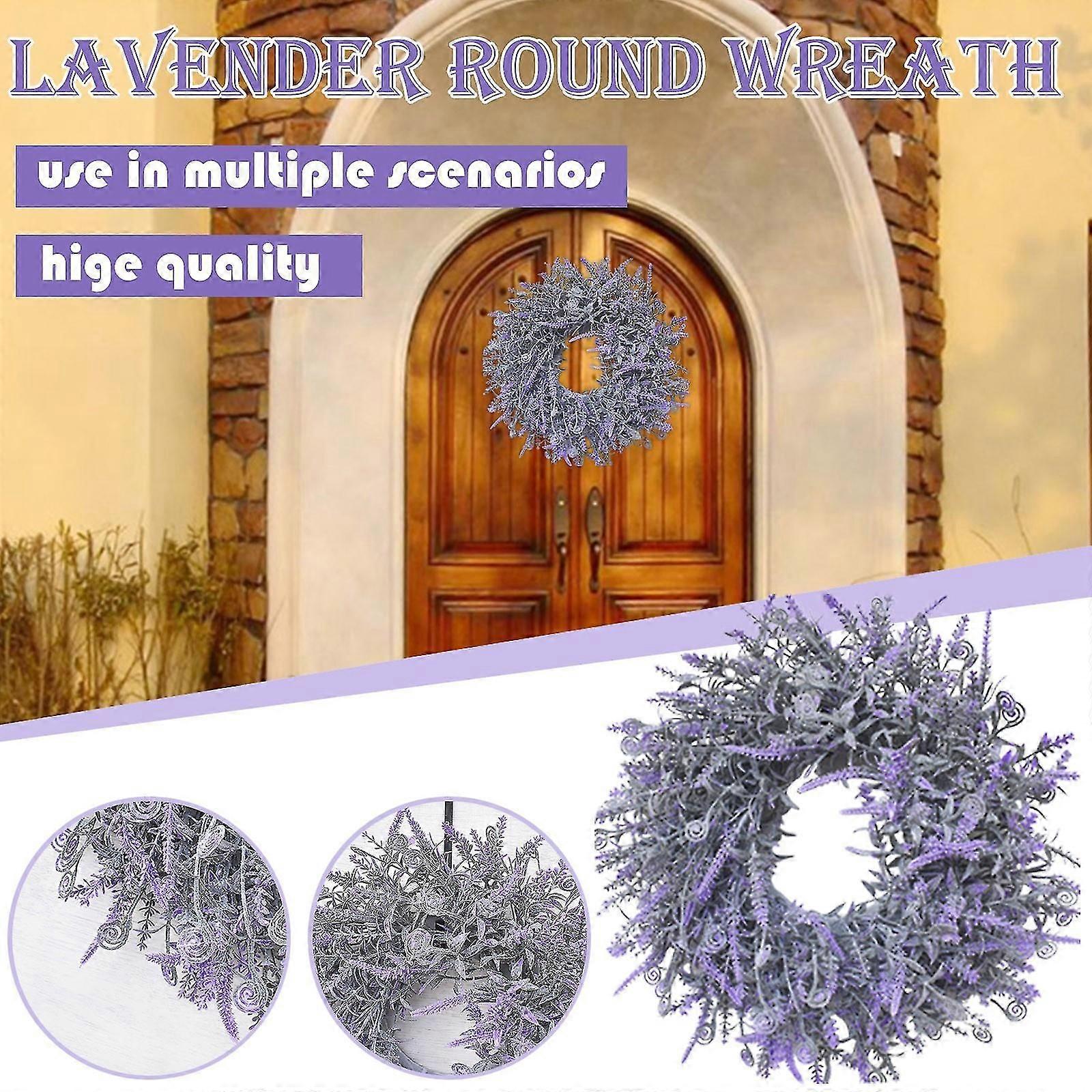 Simulation Garland Door Decoration Small Thorn Door Leaf Wreath