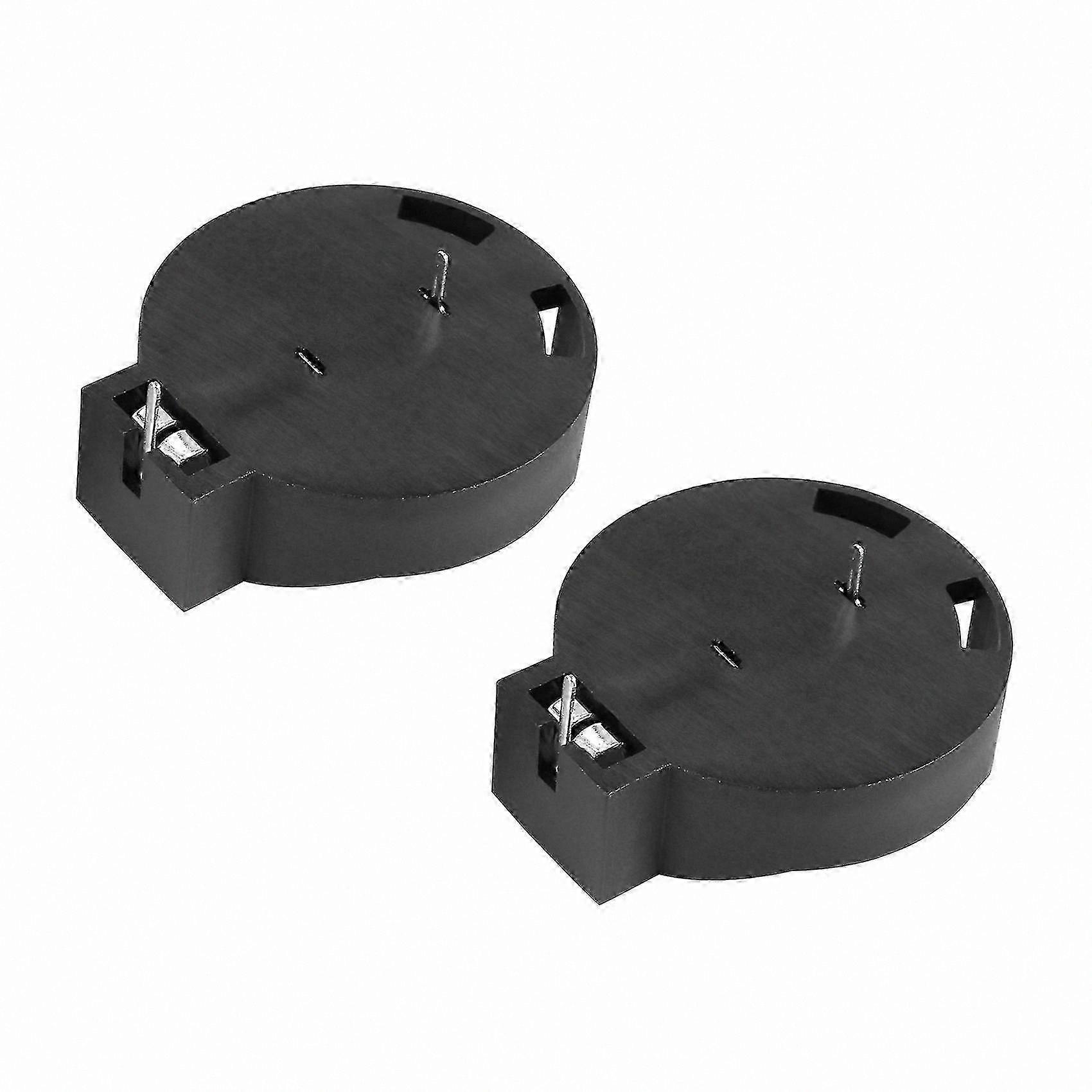 2-Pack CR2450 Coin Cell Battery Holder with 2 Pins for Button Batteries Case