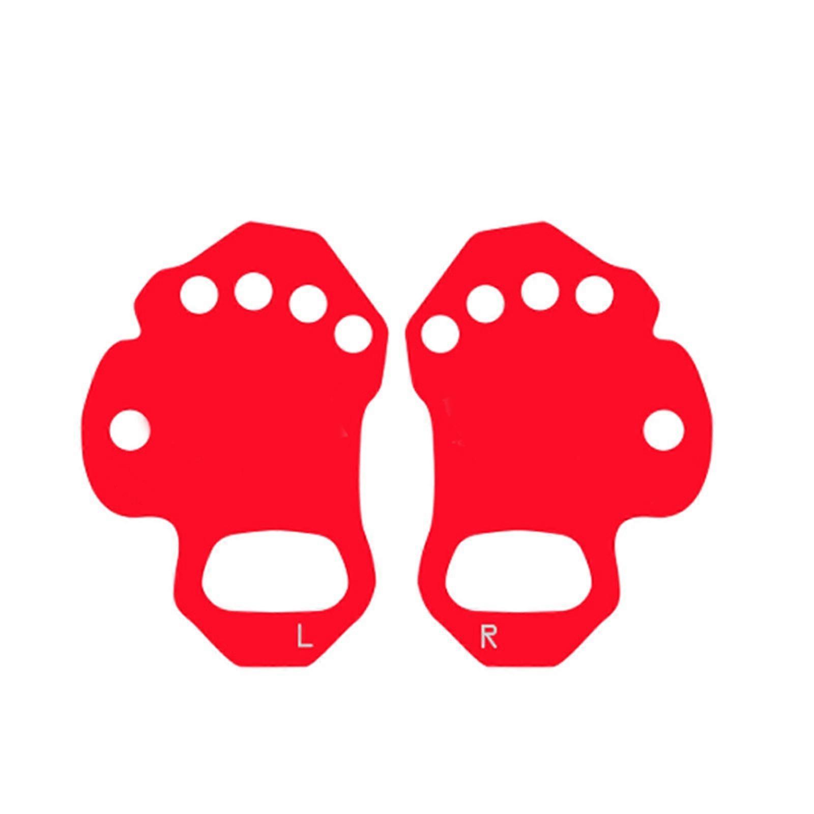 Thin Comfortable Motorcycle Hand Guards With Sweat Wicking Feature Suitable For Extended Riding Long Distance Adventures  XL Red