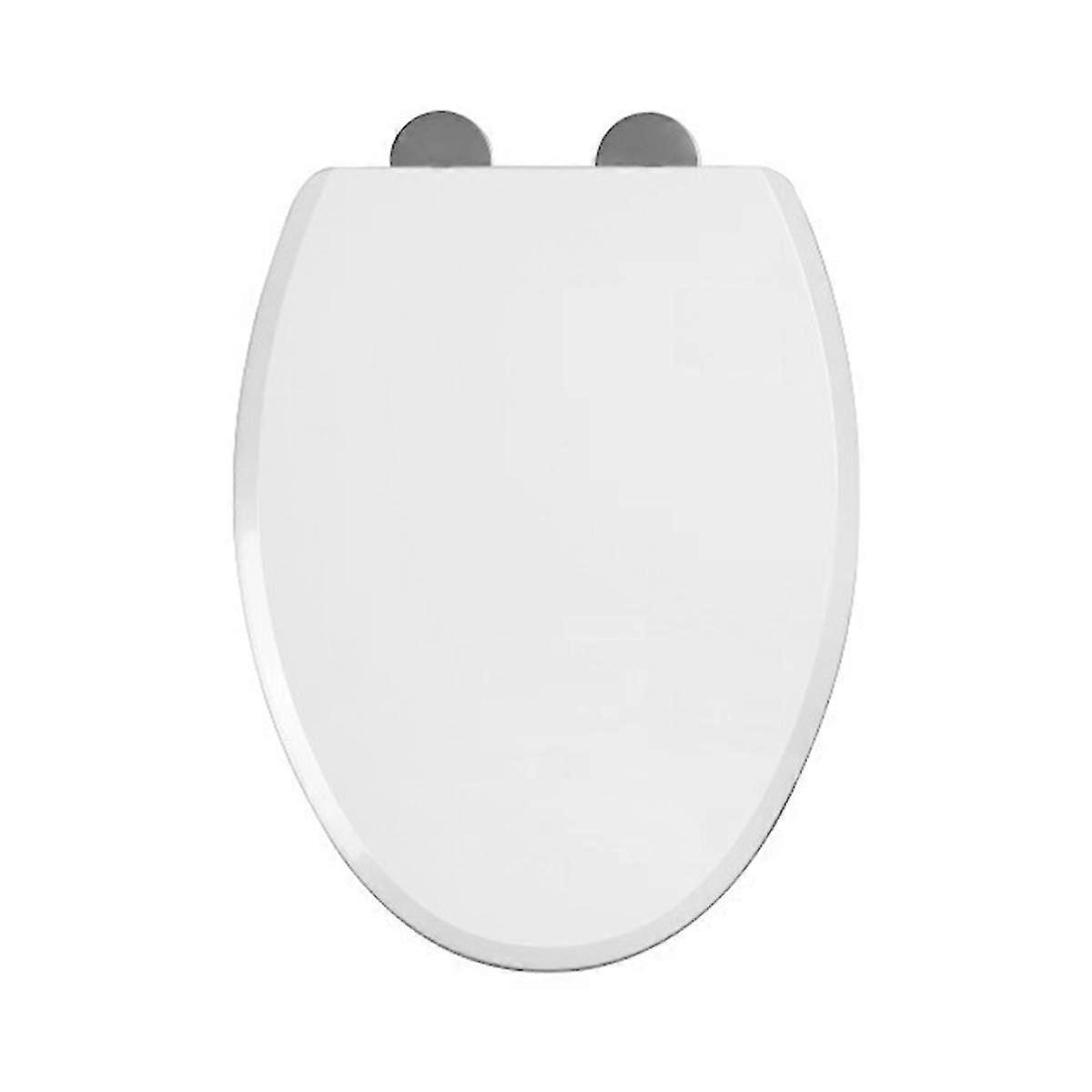 Durable Hinges for Elongated Toilet Seat Quick-Release Design