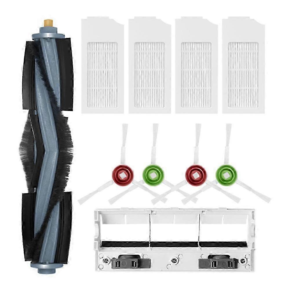 ECOVACS DEEBOT T10 TURBO Replacement Parts: Main Brush, Side Brush, HEPA Filter
