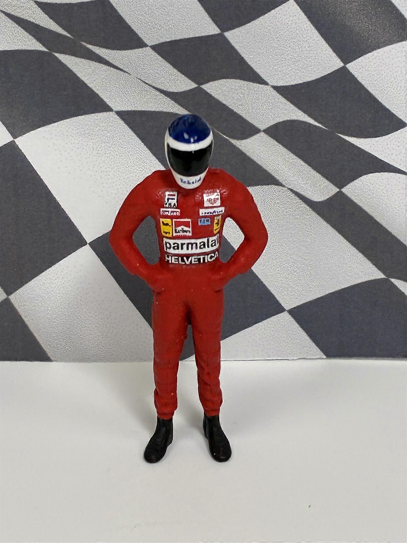 Carlos Reutemann Ferrari 1:43 Scale Racing Figure Cartrix CT005