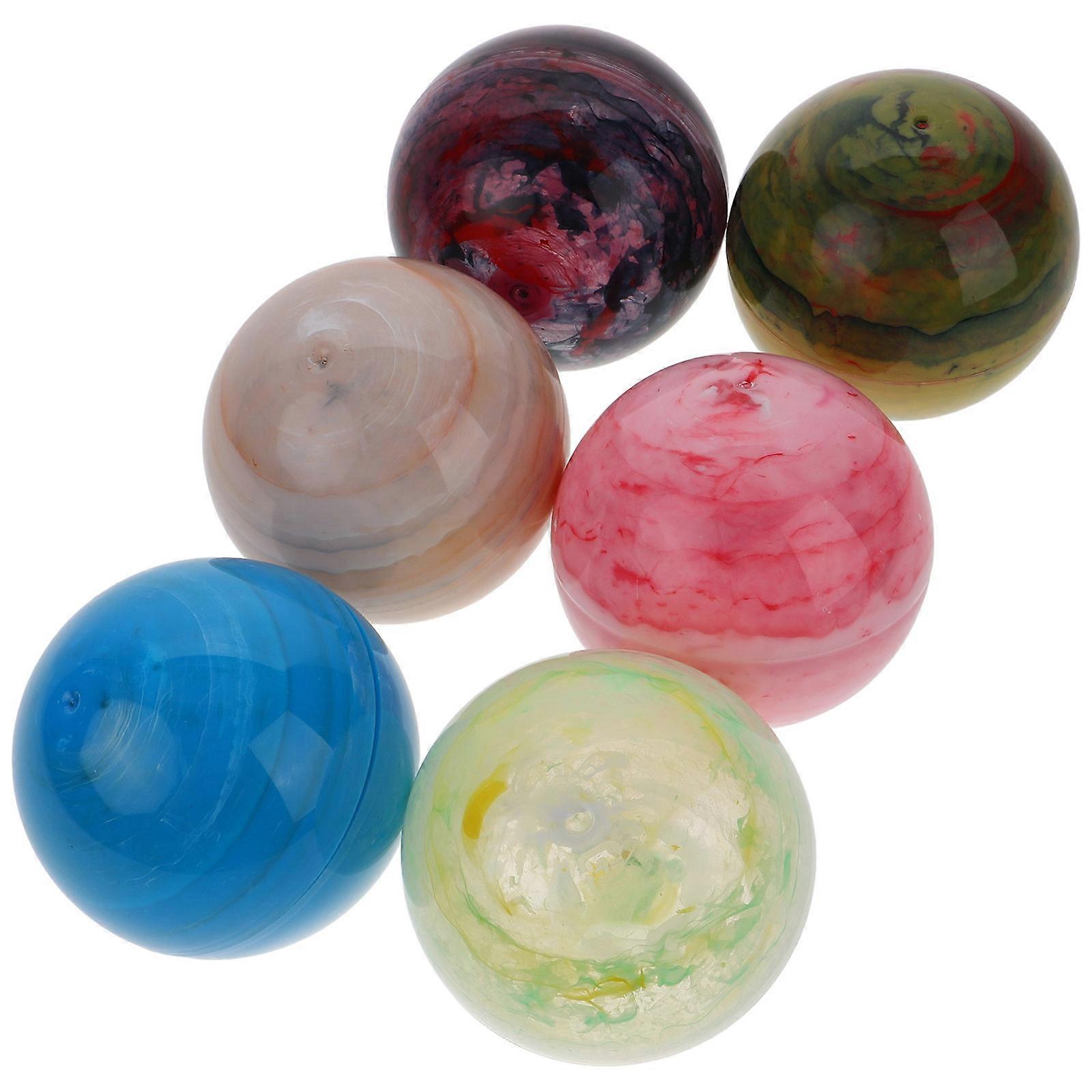 Vending Machine Capsules Small Empty Capsules Balls for Party 6Pcs