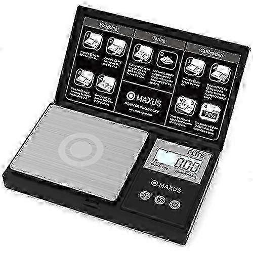 Balance de poche de prcision 200 g x 0,01 g, Elite Digital Gram Scale Small Herb Scale Mini Food Scale Once / Grain Scale Portable Voyage LCD rtr