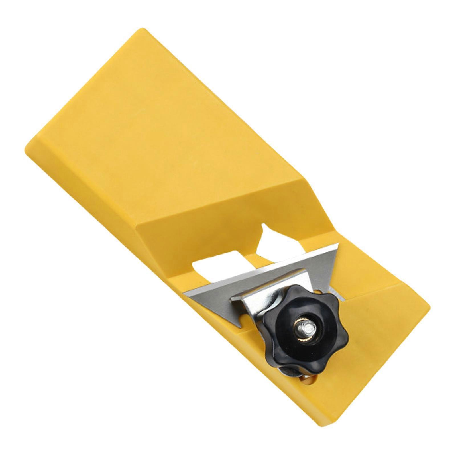 Portable Ergonomic Gypsum Board Hand Plane Cutter Suitable for Precise 45° 90° Edges Chamfering in Efficient Woodworking  Yellow