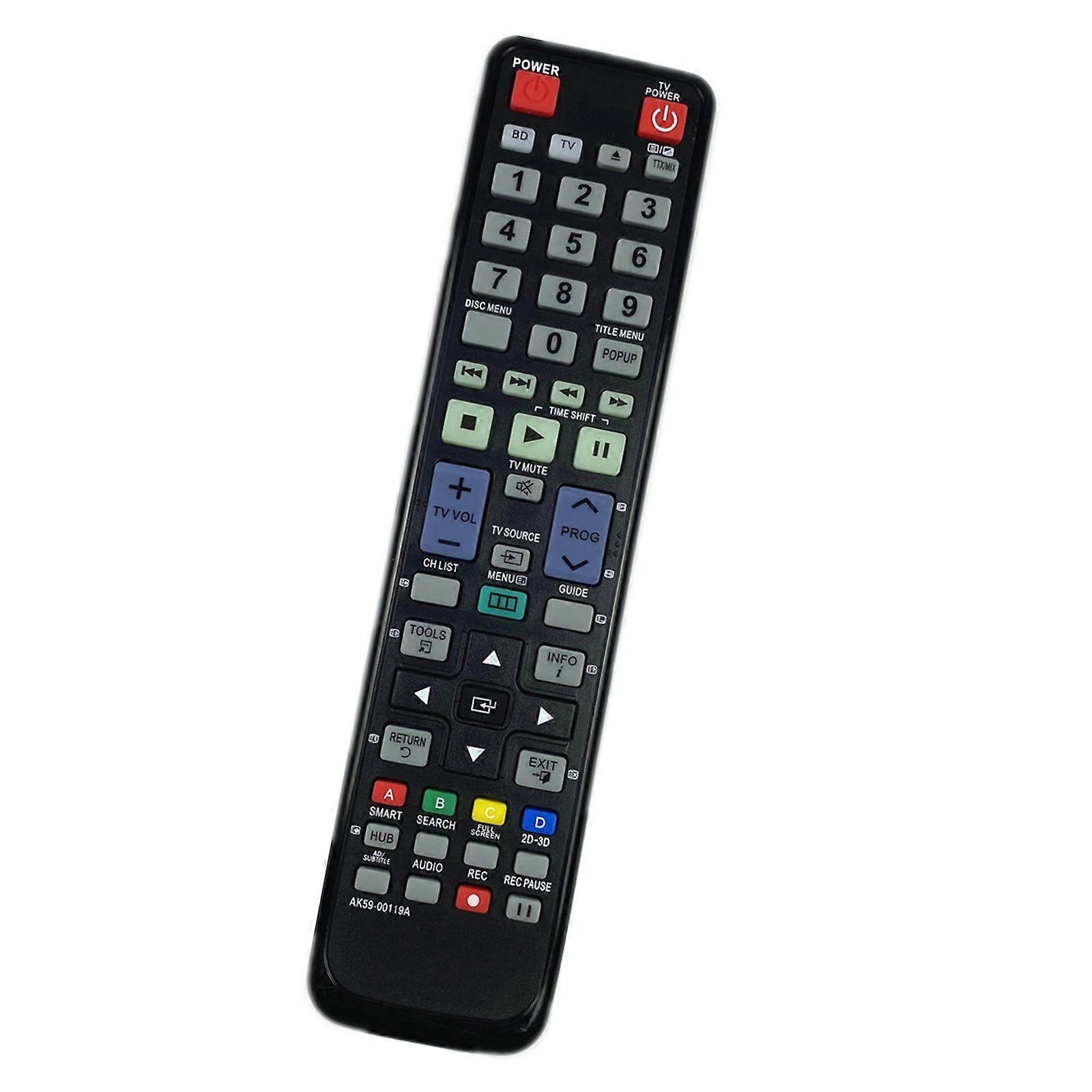 Multifunction TV Remote For AK59-00119A D6900A D8200A D8500A D8900A DurabilityABS And Simplified Operating Multicolor