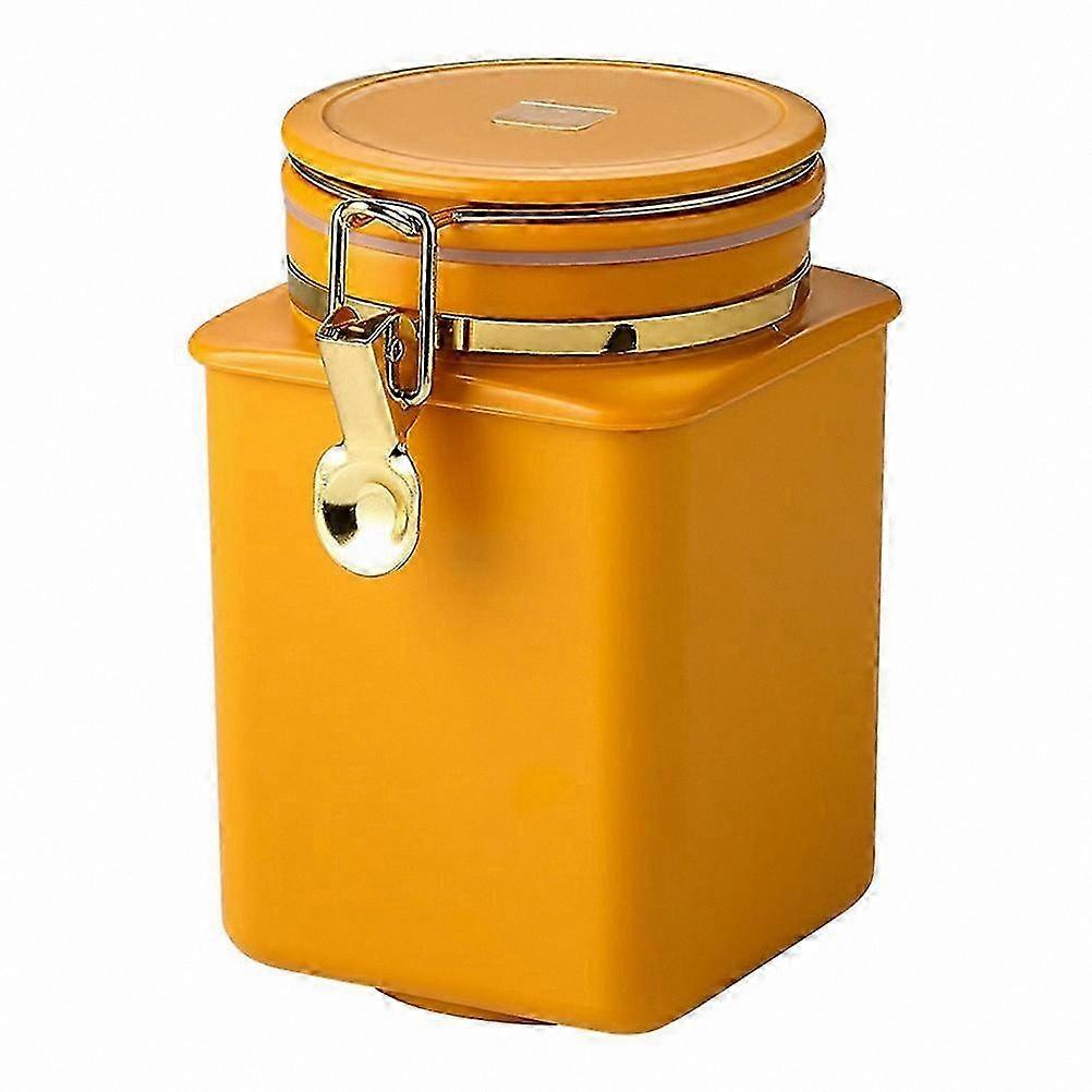 Airtight Coffee Bean Storage Container with Sealed Canister for Freshness Preservation