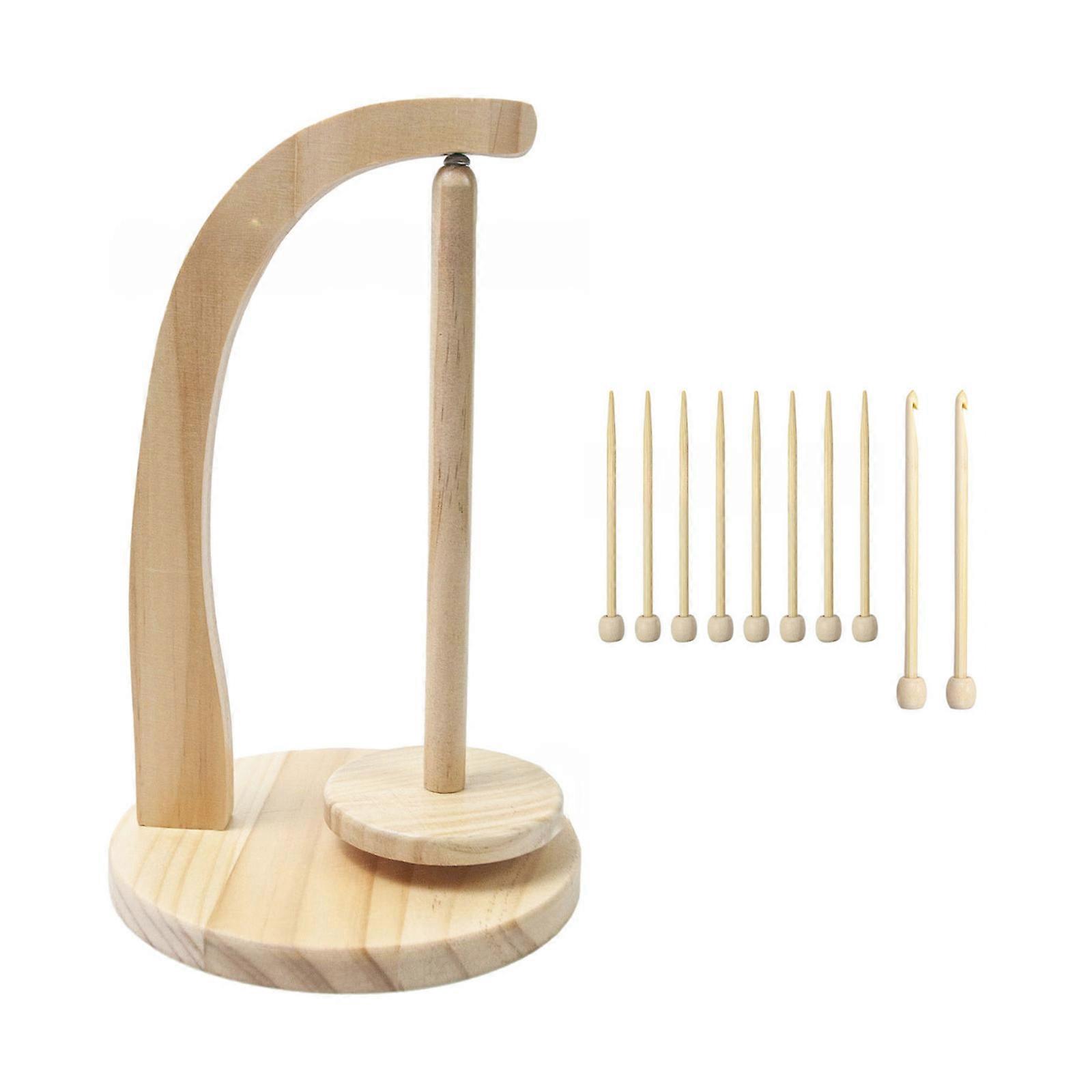 Magneettinen lankapallon pidike Pyörivä lankapallojalusta Langanpidike Virkattu langansyöttölaitteen pidike neulomiseen ja virkkaamiseen tukin väriin