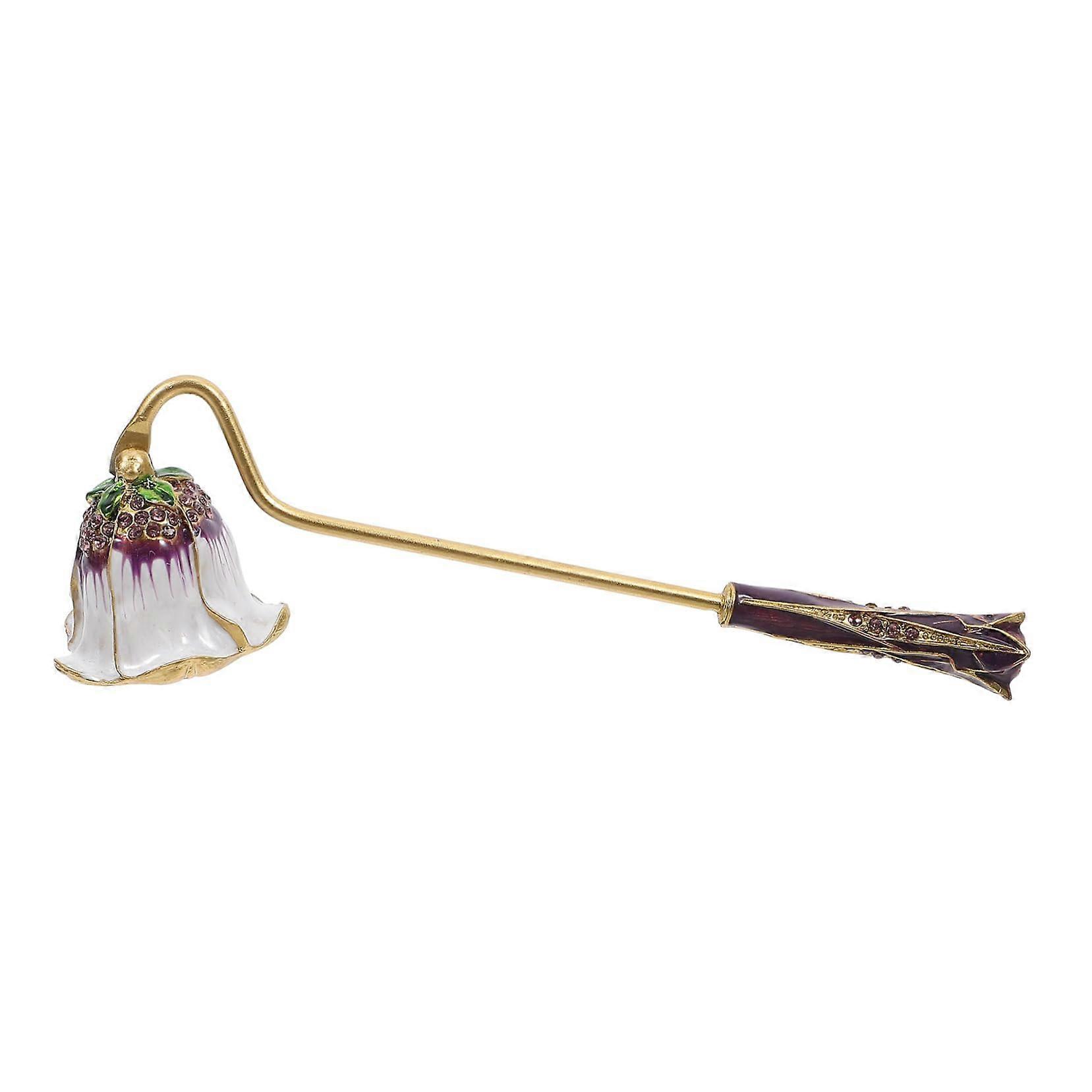 Candle Snuffer Long Handle Rustic Flame Extinguisher Cover for Home Decor and Safety