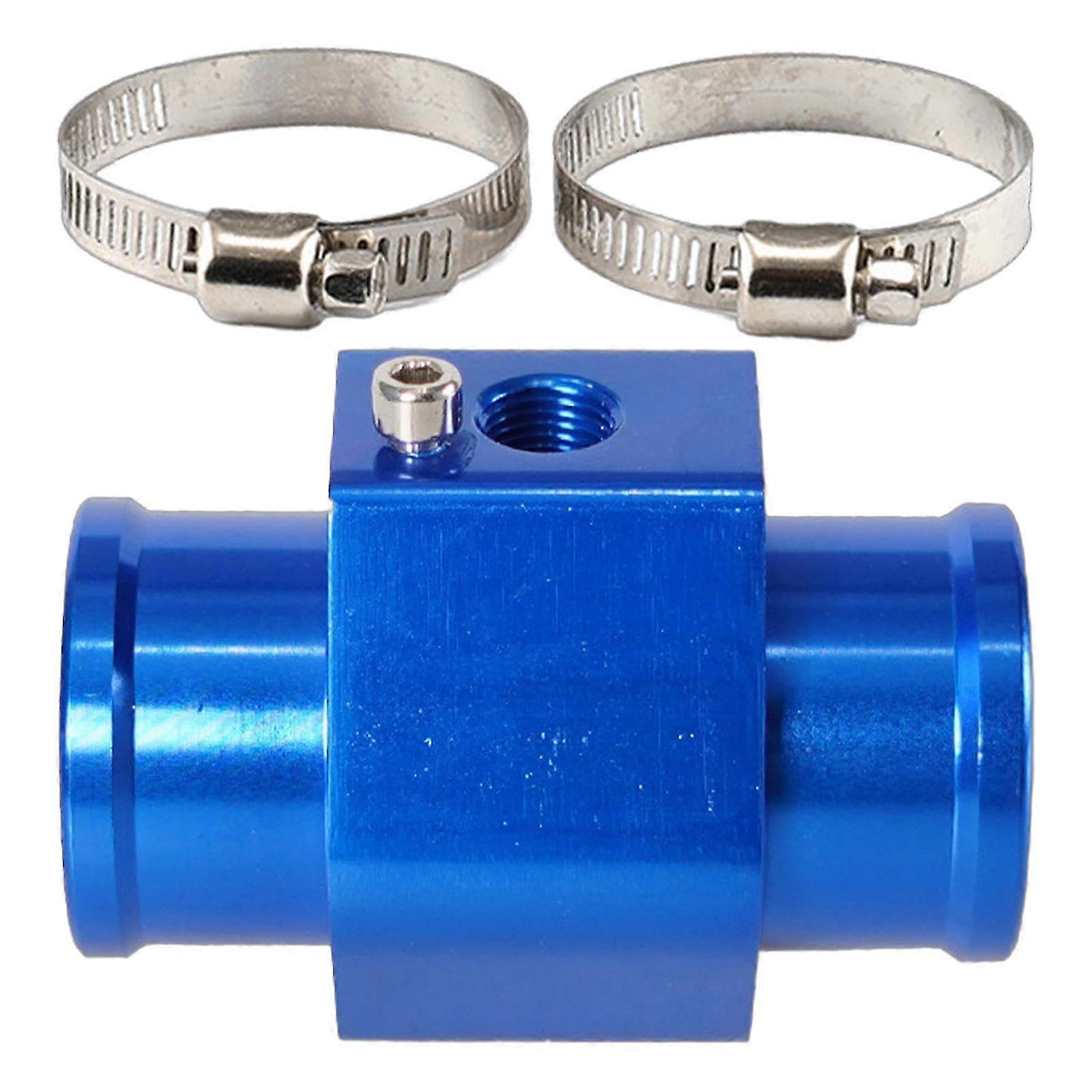 Thermostat Sensor Hose Adapter for Temperature Gauge Gasket Blue 30mm