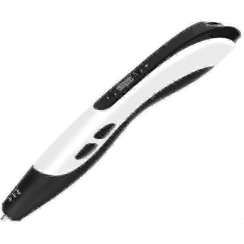3D Pen with LCD Display - 8 Speeds, Adjustable Temp, 6 Buttons - for ABS & PLA Filaments, White (Creative Gift)
