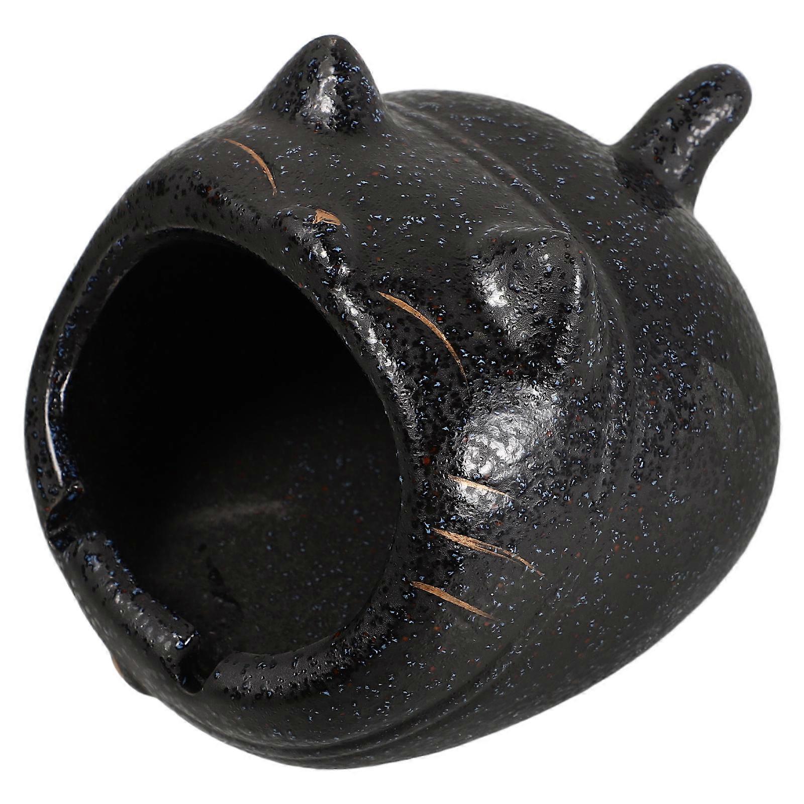 Cute Cat Ashtray Ceramic Ash Holder for Home Use Decoration